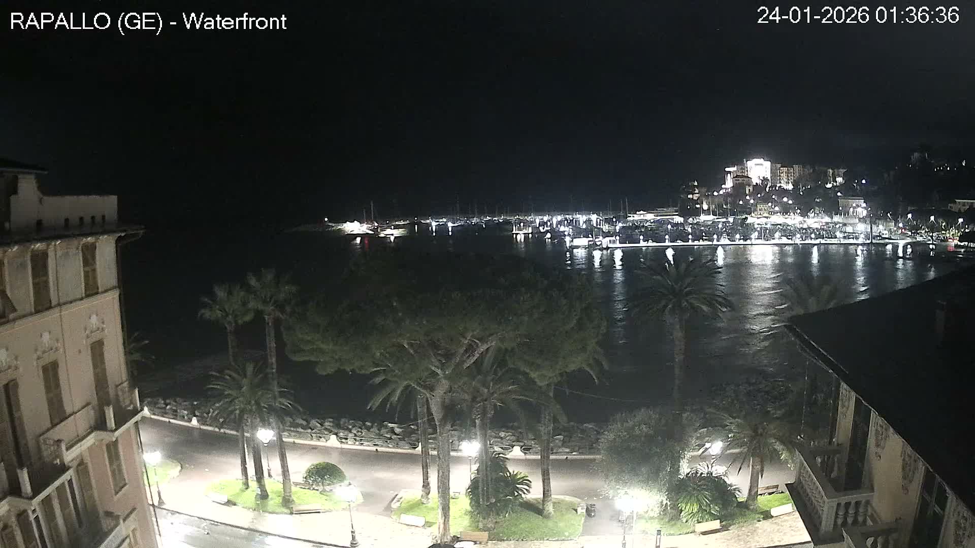 Rapallo Vittorio Veneto Coast Live Cam - Genoa, Liguria, Italy
