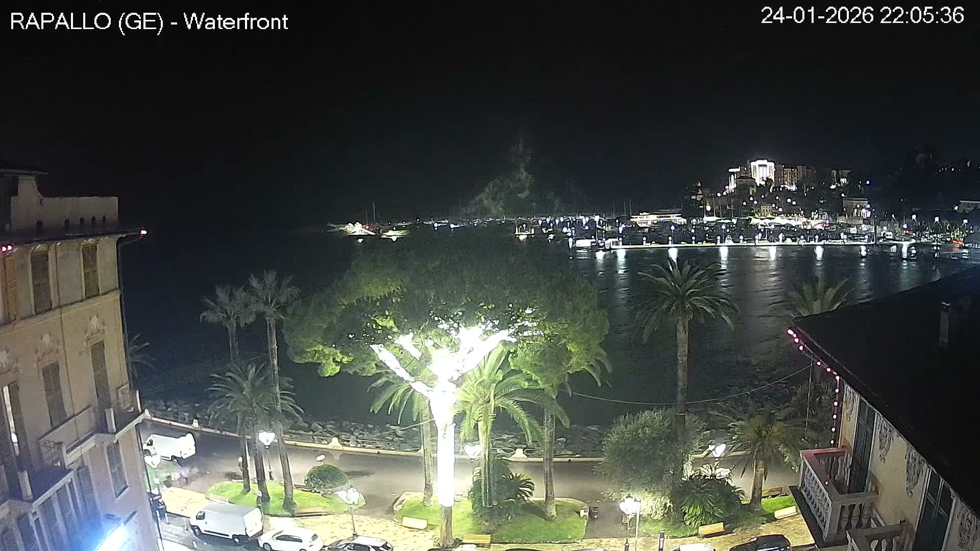 Rapallo Vittorio Veneto Coast Live Cam - Genoa, Liguria, Italy
