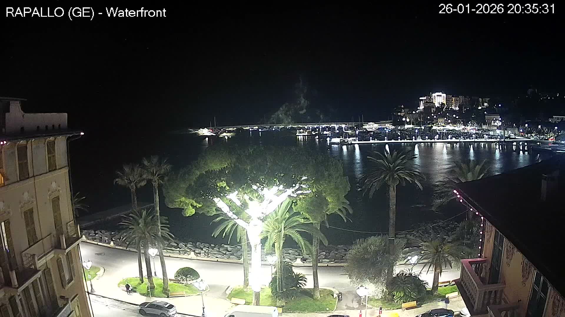 Rapallo Vittorio Veneto Coast Live Cam - Genoa, Liguria, Italy
