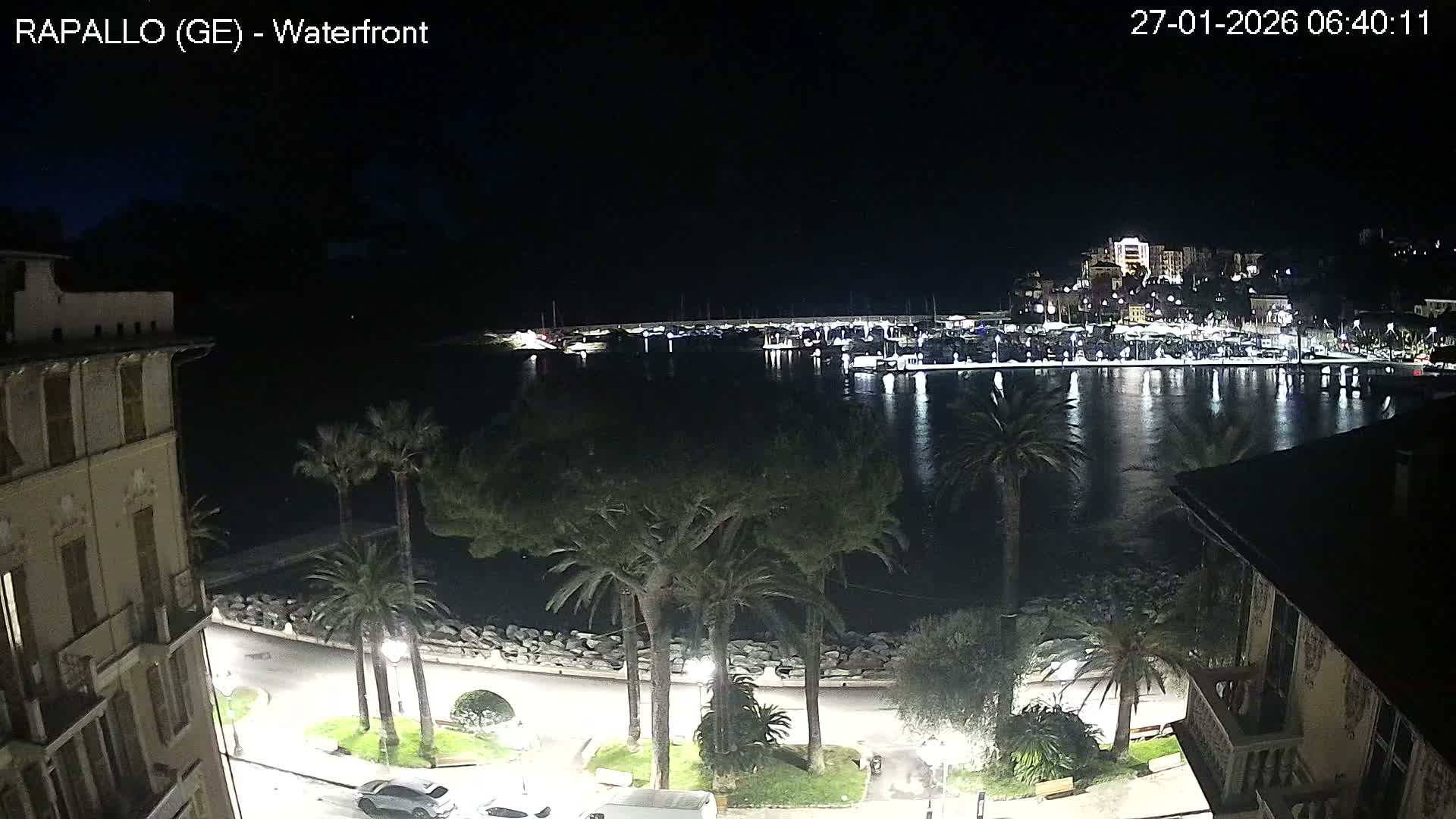 Rapallo Vittorio Veneto Coast Live Cam - Genoa, Liguria, Italy