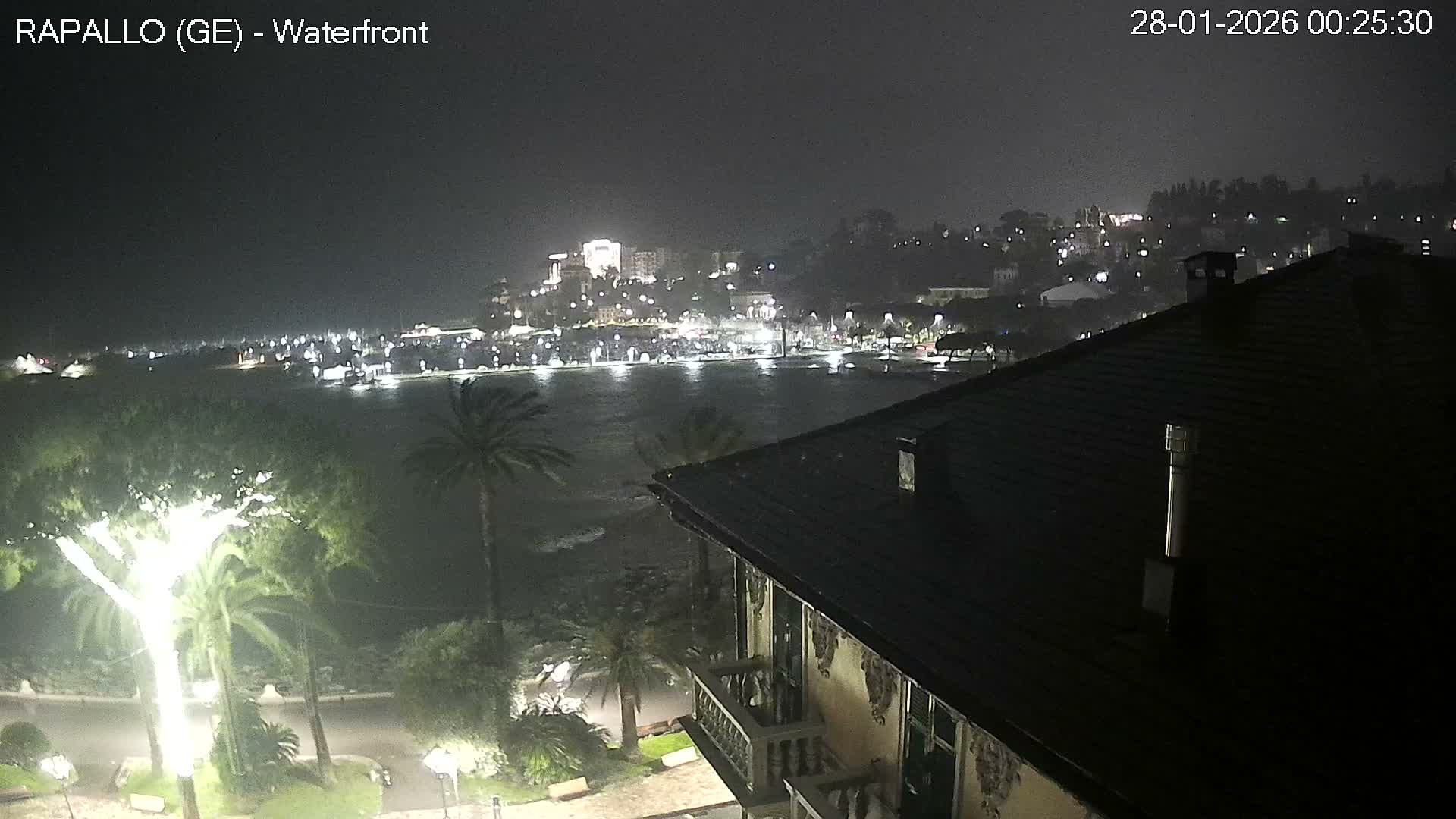 Rapallo Vittorio Veneto Coast Live Cam - Genoa, Liguria, Italy