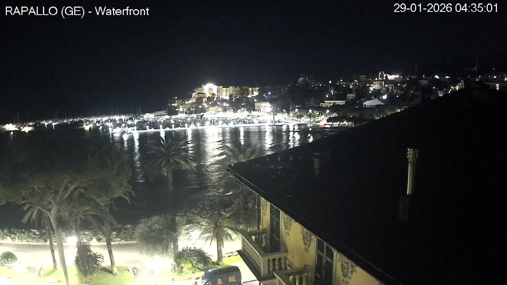 Rapallo Vittorio Veneto Coast Live Cam - Genoa, Liguria, Italy