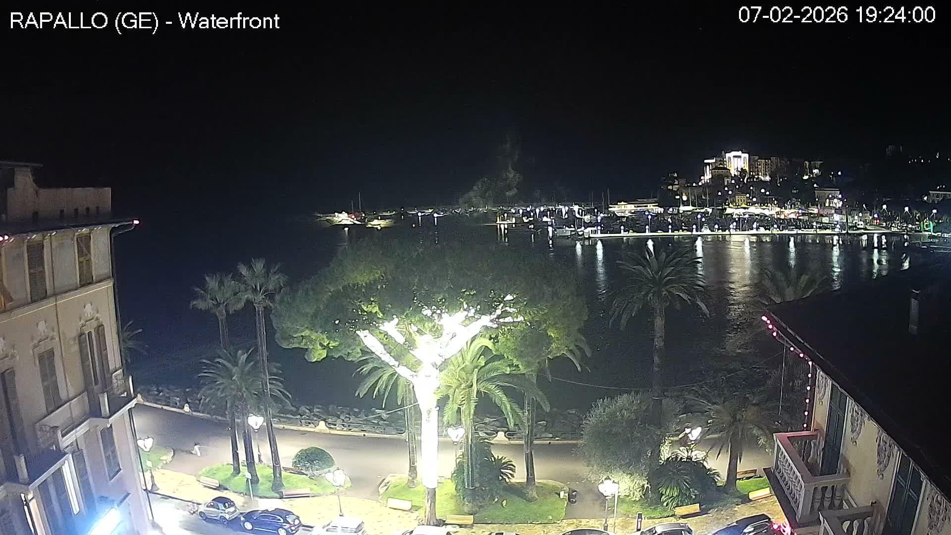 Rapallo Vittorio Veneto Coast Live Cam - Genoa, Liguria, Italy