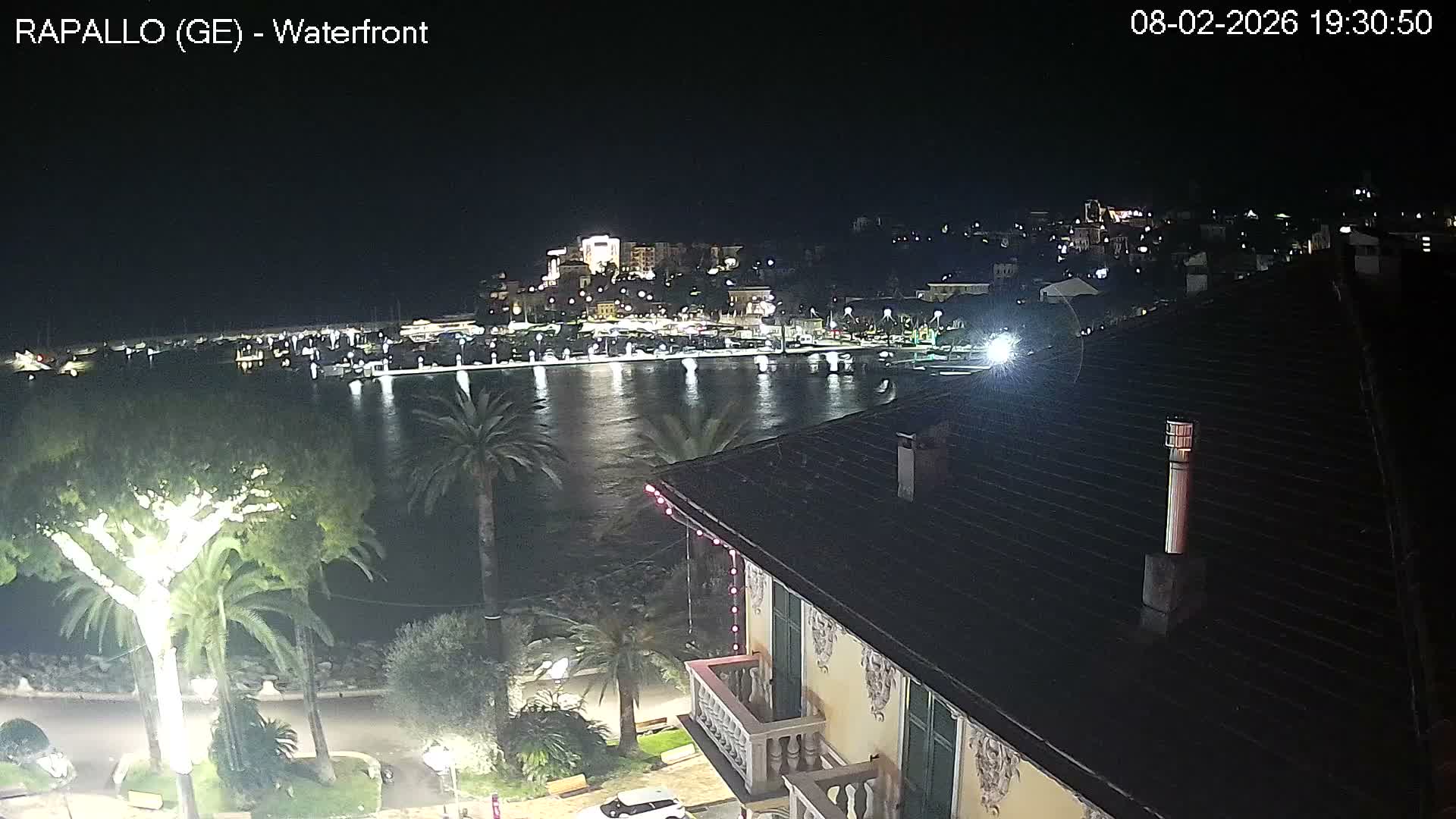 Rapallo Vittorio Veneto Coast Live Cam - Genoa, Liguria, Italy