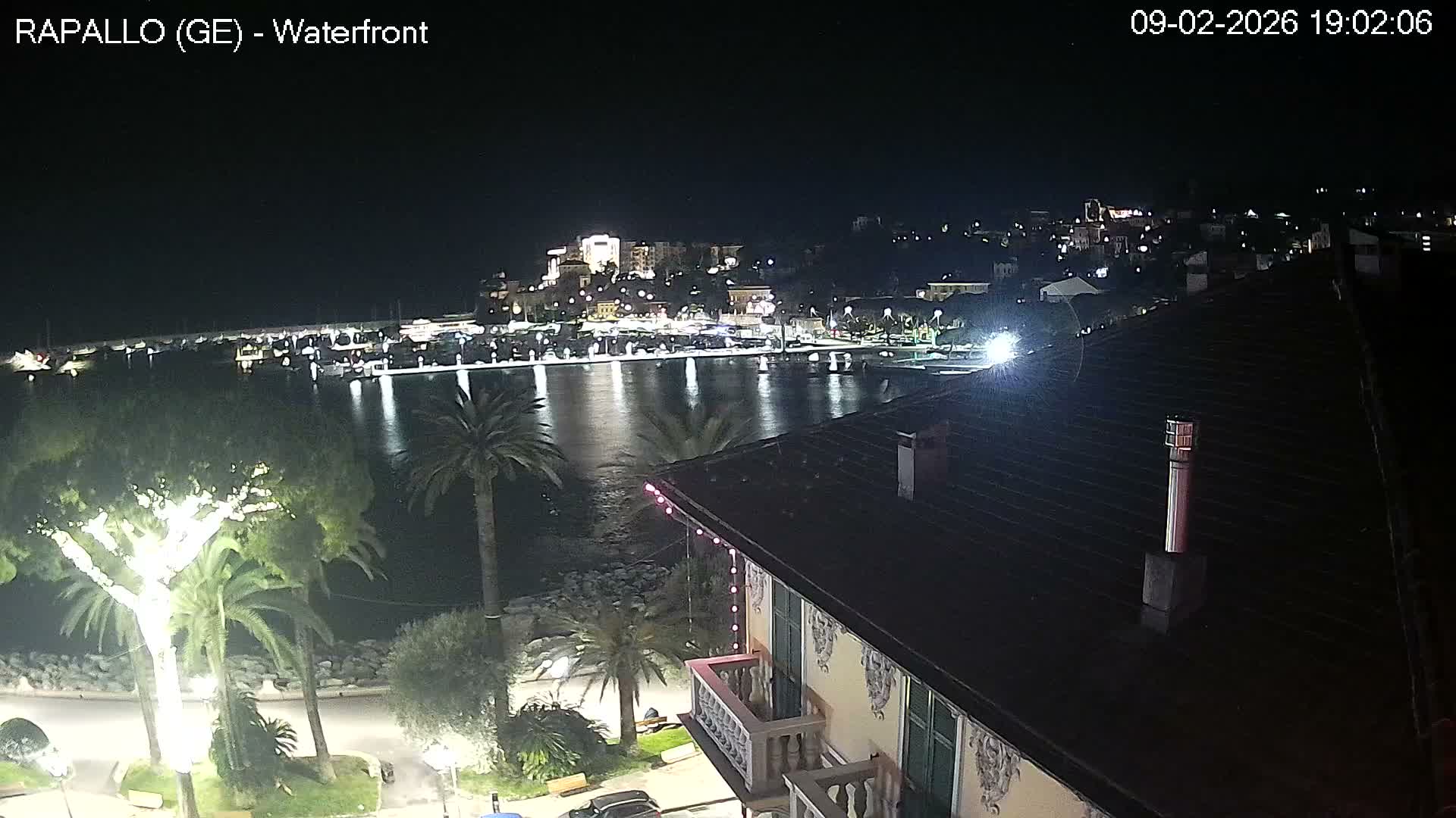 Rapallo Vittorio Veneto Coast Live Cam - Genoa, Liguria, Italy
