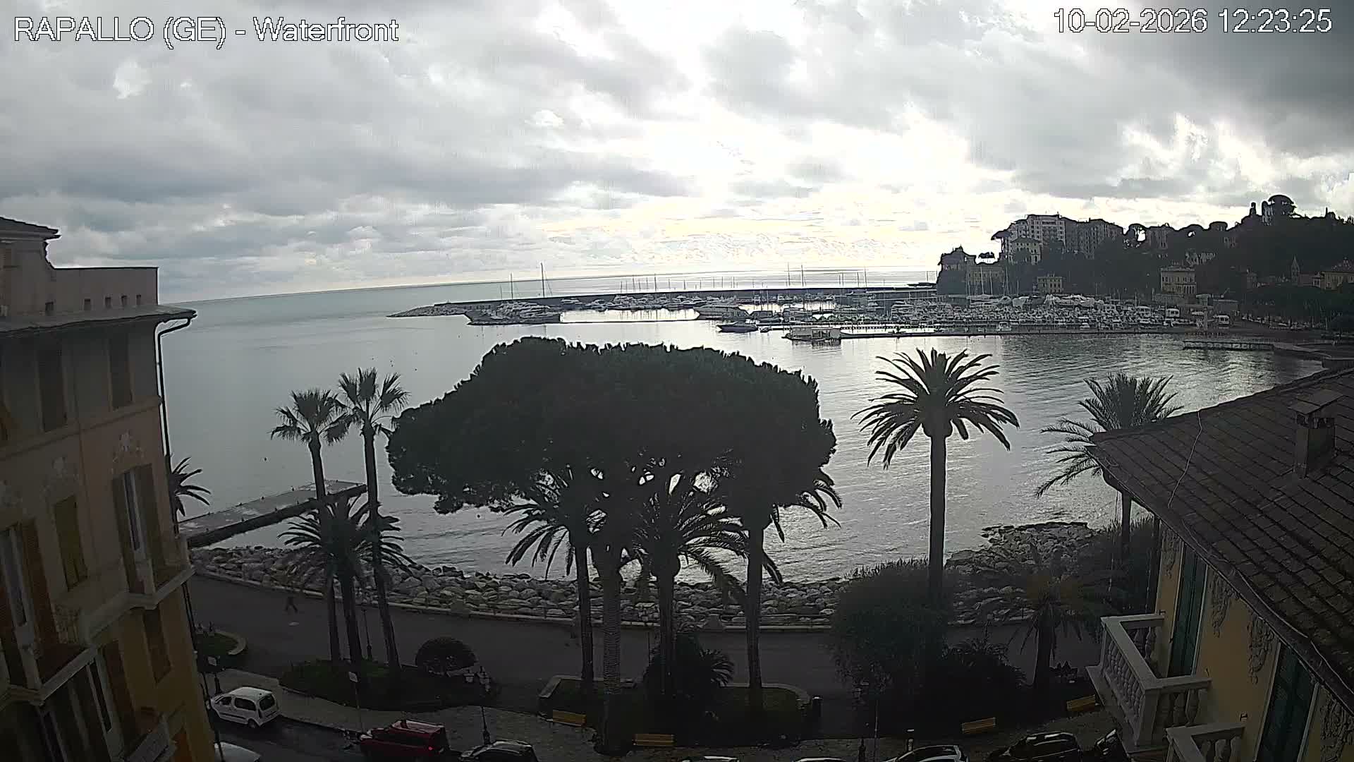 Rapallo Vittorio Veneto Coast Live Cam - Genoa, Liguria, Italy