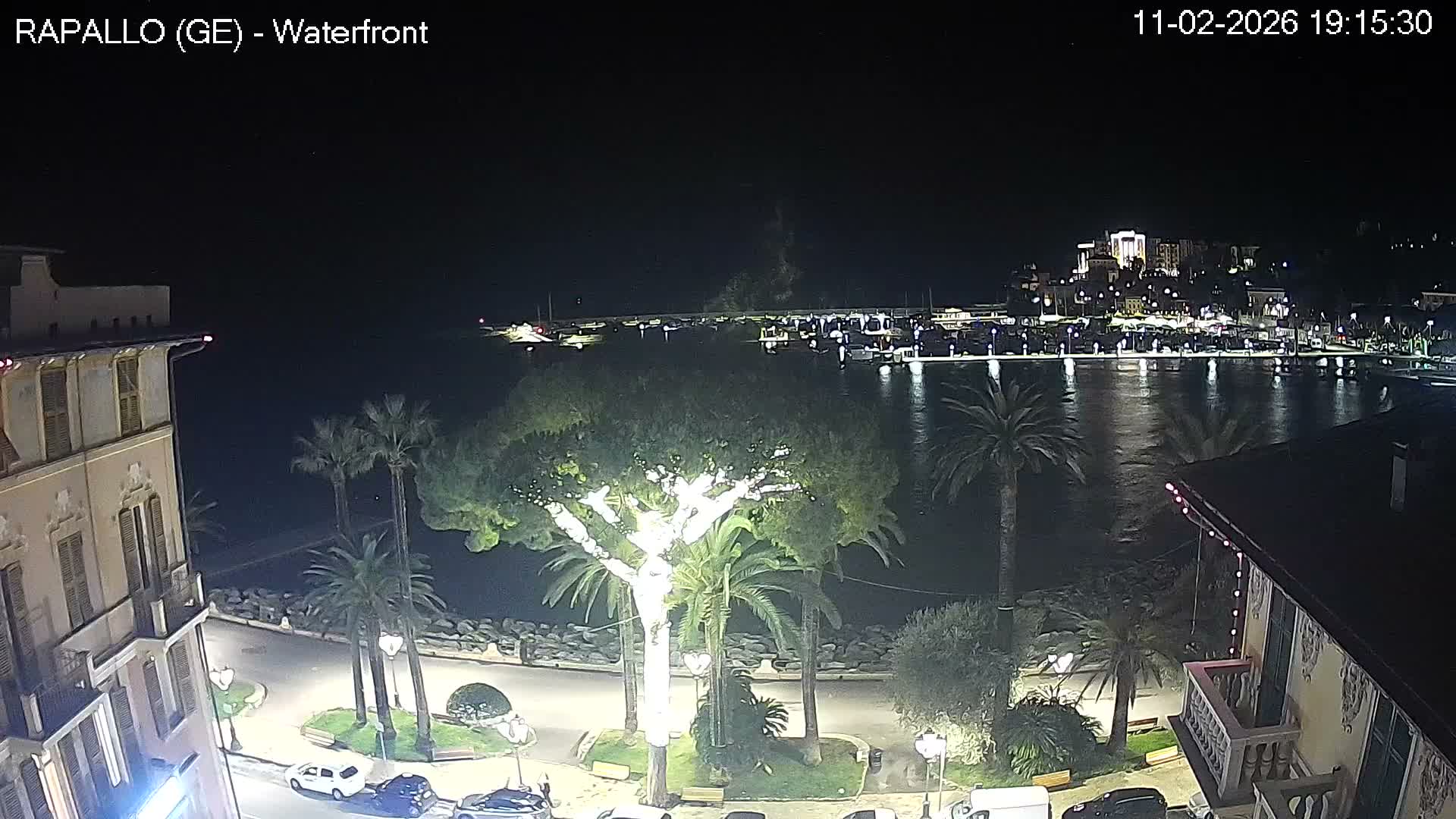 Rapallo Vittorio Veneto Coast Live Cam - Genoa, Liguria, Italy