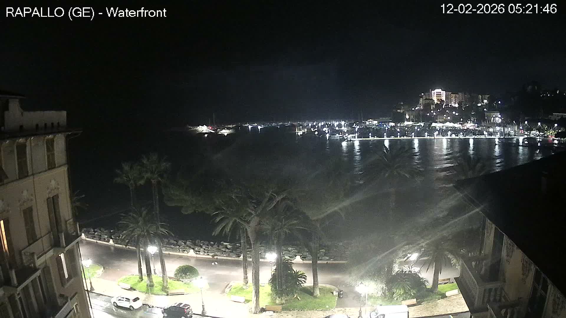 Rapallo Vittorio Veneto Coast Live Cam - Genoa, Liguria, Italy