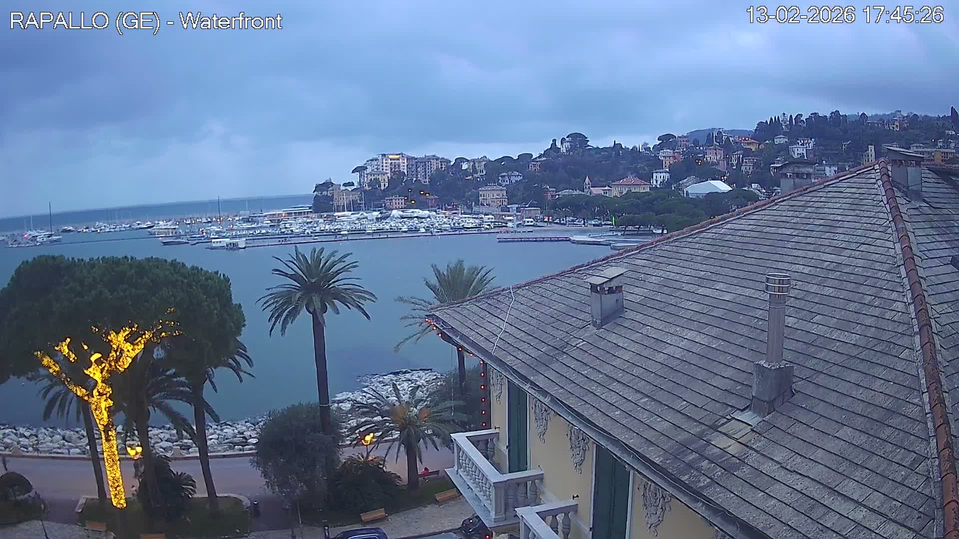 Rapallo Vittorio Veneto Coast Live Cam - Genoa, Liguria, Italy