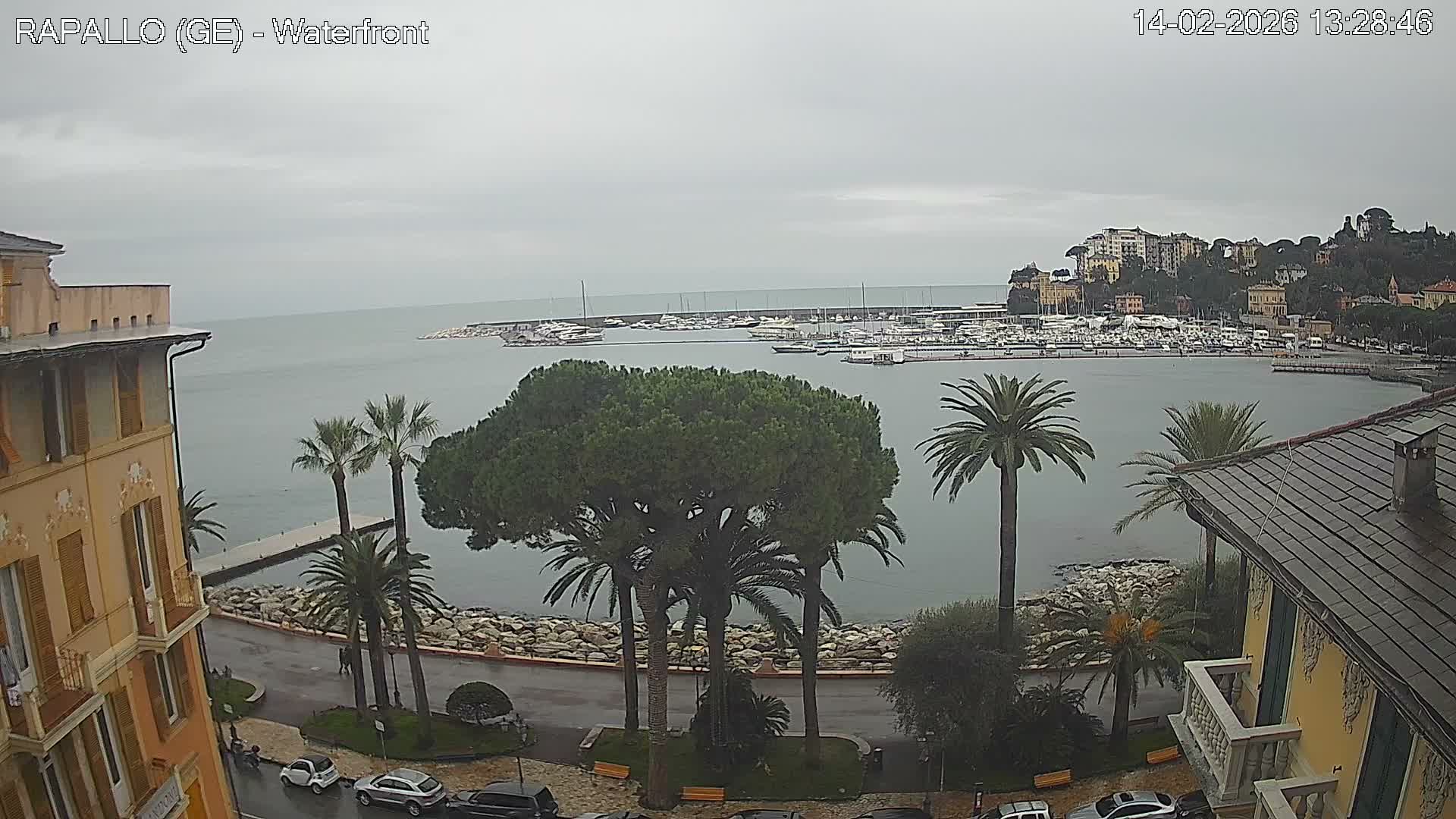 Rapallo Vittorio Veneto Coast Live Cam - Genoa, Liguria, Italy
