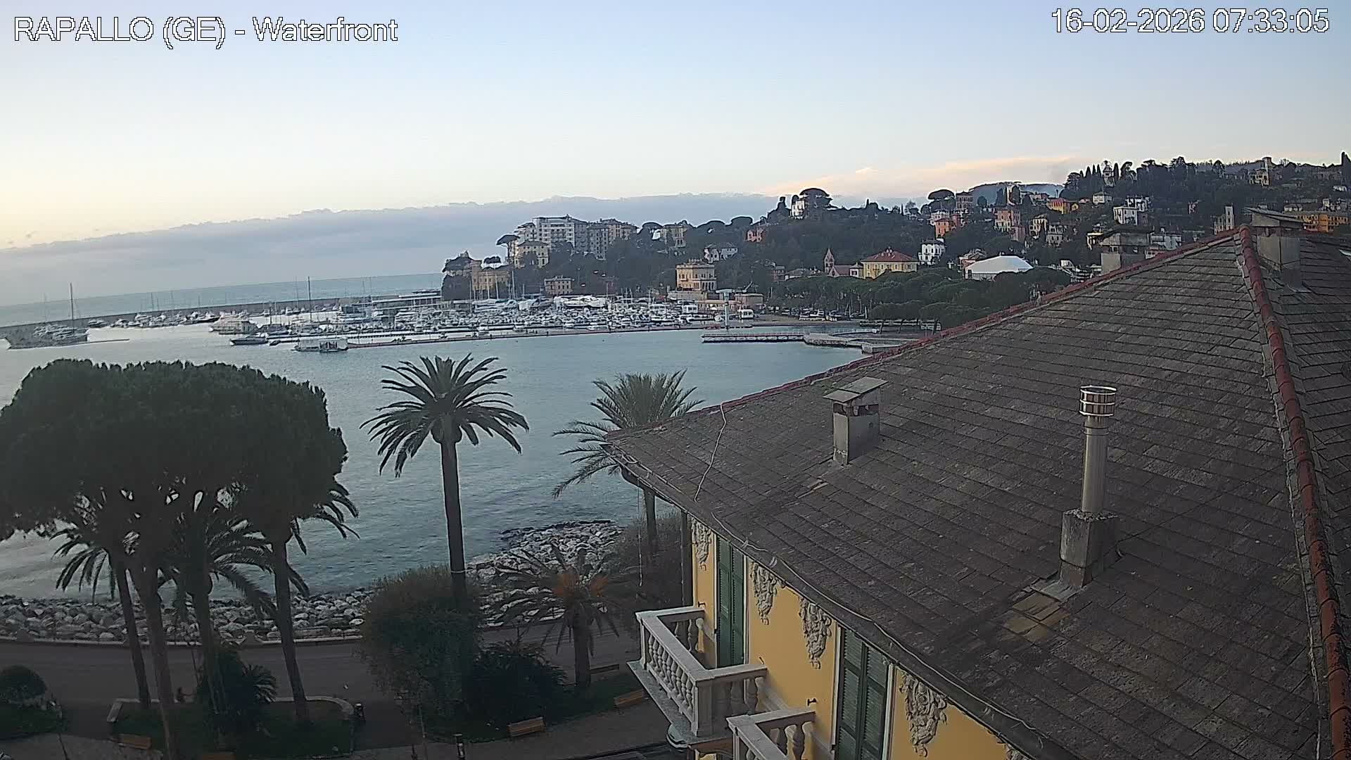 Rapallo Vittorio Veneto Coast Live Cam - Genoa, Liguria, Italy