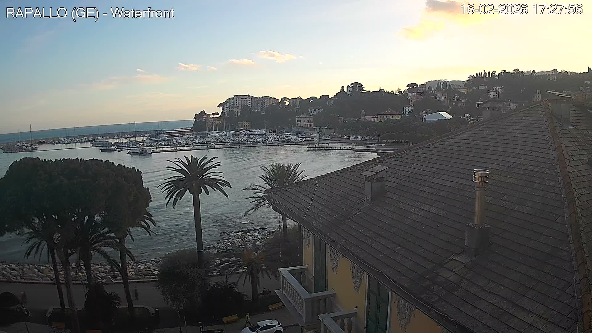 Rapallo Vittorio Veneto Coast Live Cam - Genoa, Liguria, Italy