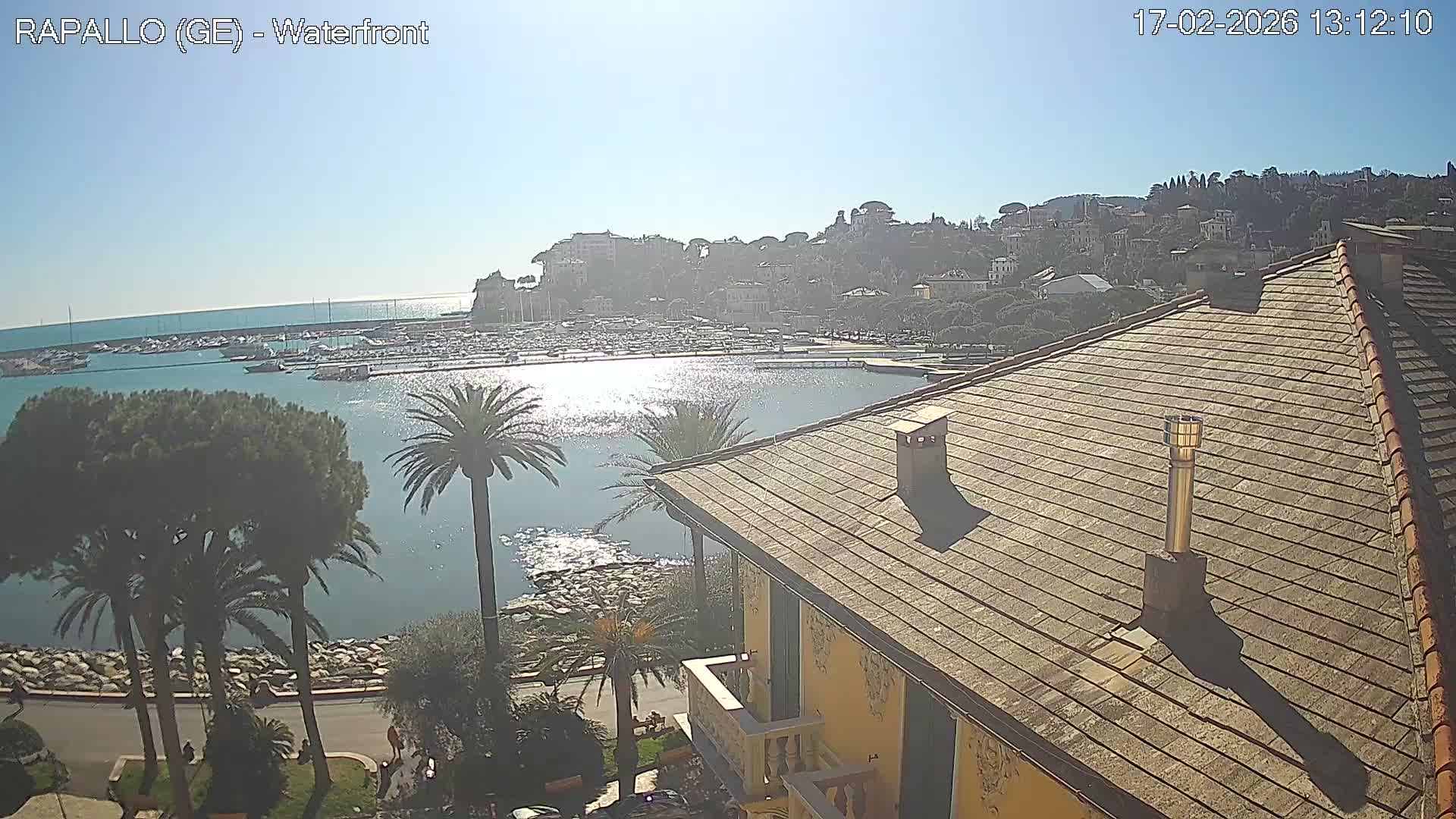 Rapallo Vittorio Veneto Coast Live Cam - Genoa, Liguria, Italy