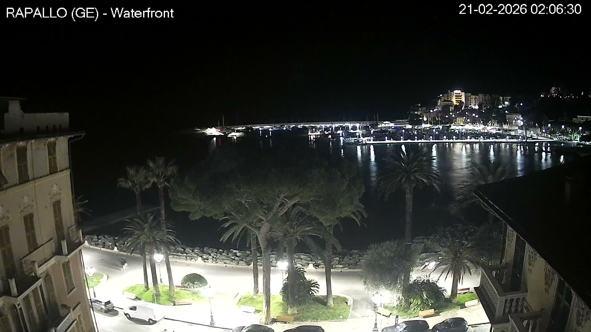 Rapallo Vittorio Veneto Coast Live Cam - Genoa, Liguria, Italy