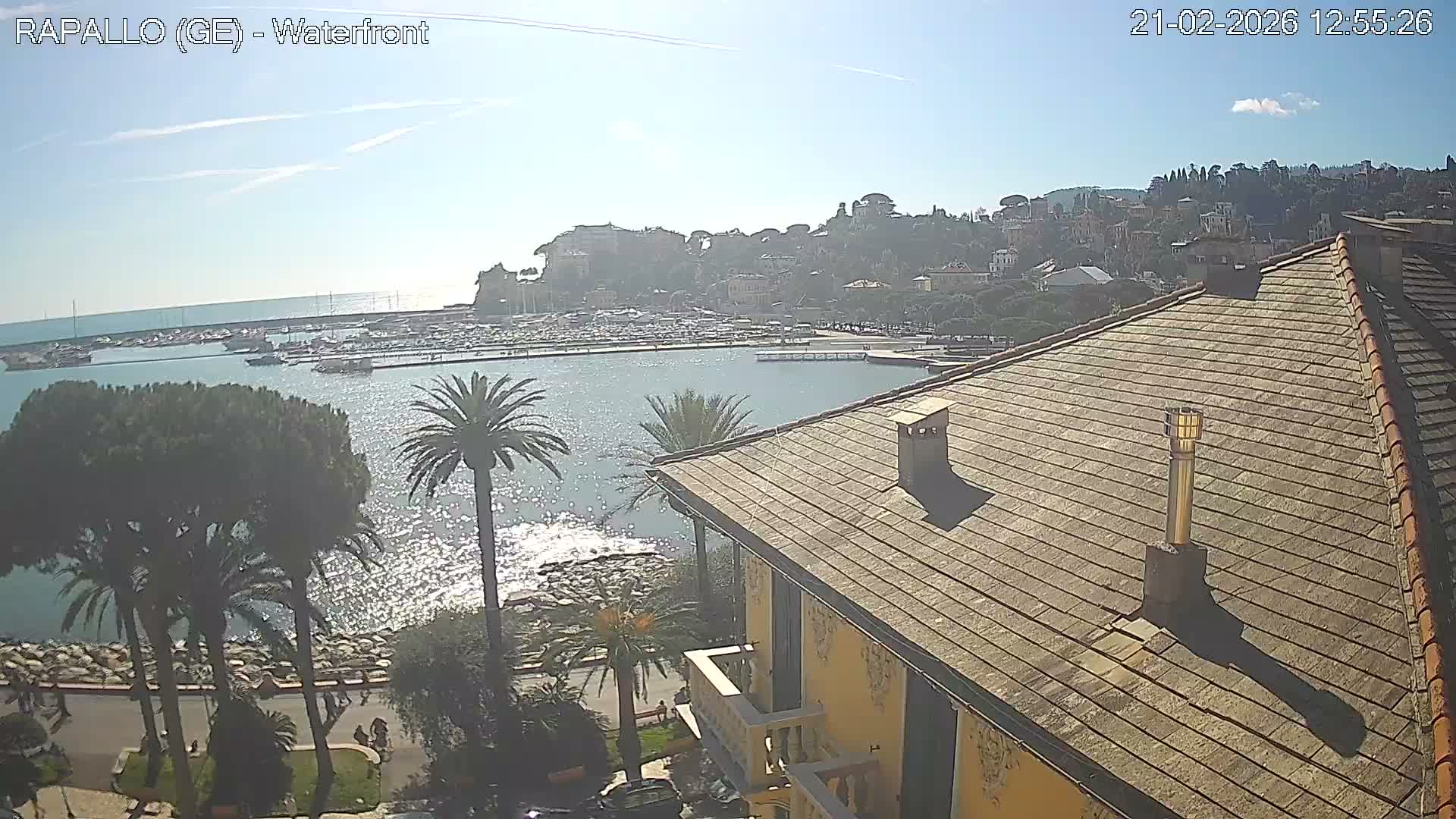 Rapallo Vittorio Veneto Coast Live Cam - Genoa, Liguria, Italy