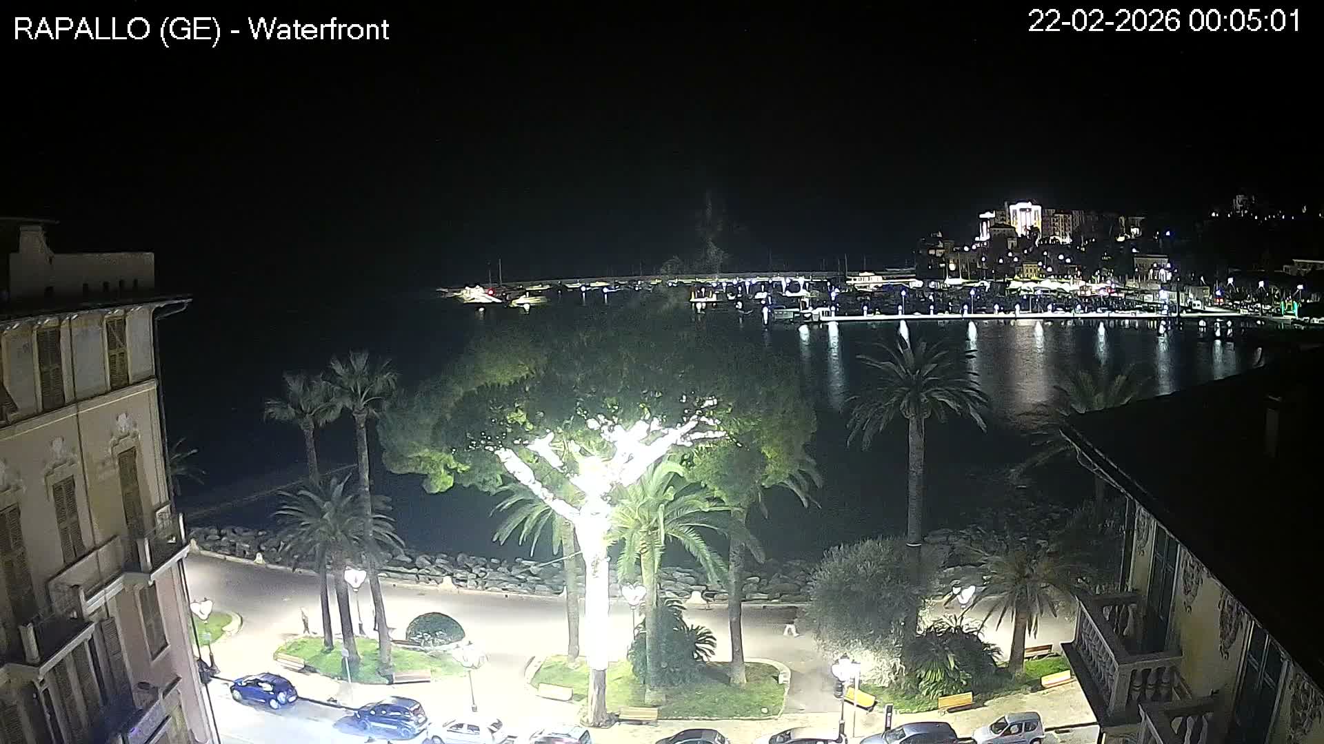Rapallo Vittorio Veneto Coast Live Cam - Genoa, Liguria, Italy