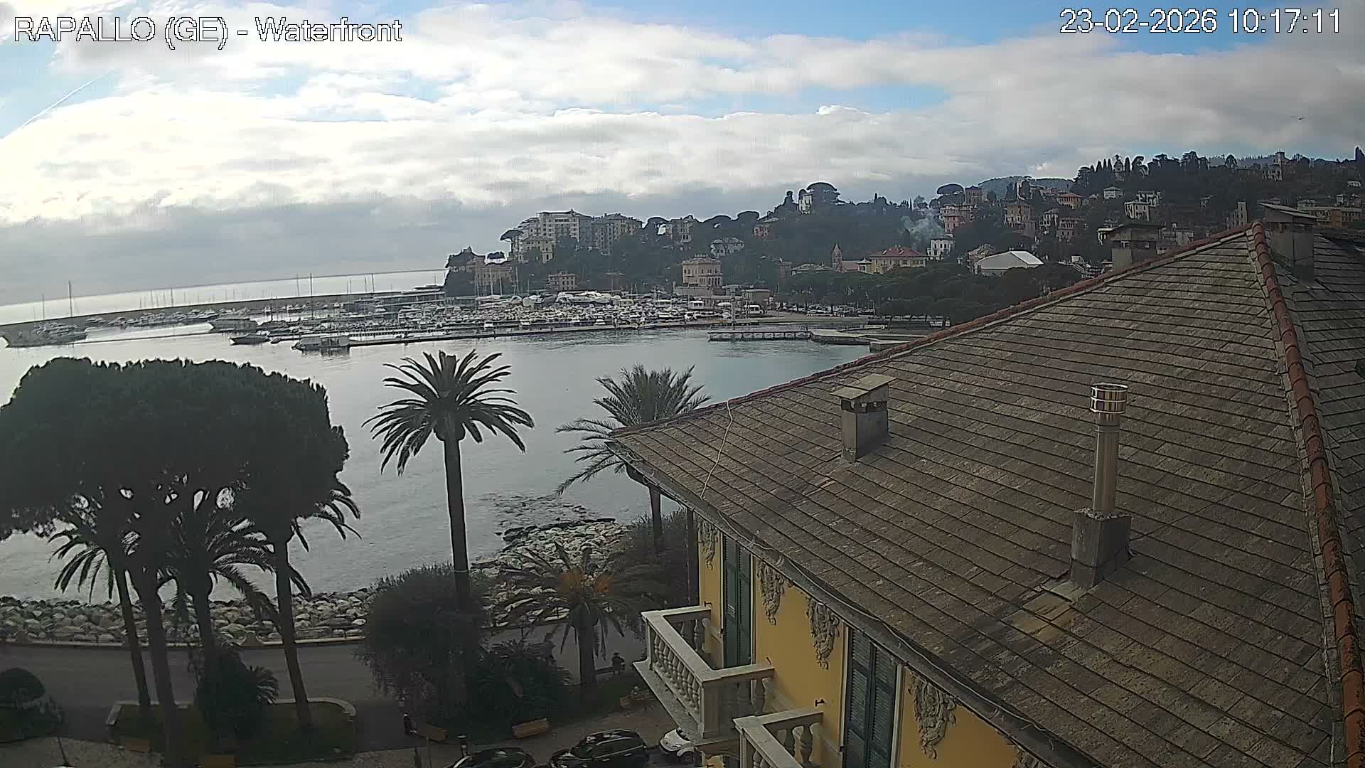 Rapallo Vittorio Veneto Coast Live Cam - Genoa, Liguria, Italy