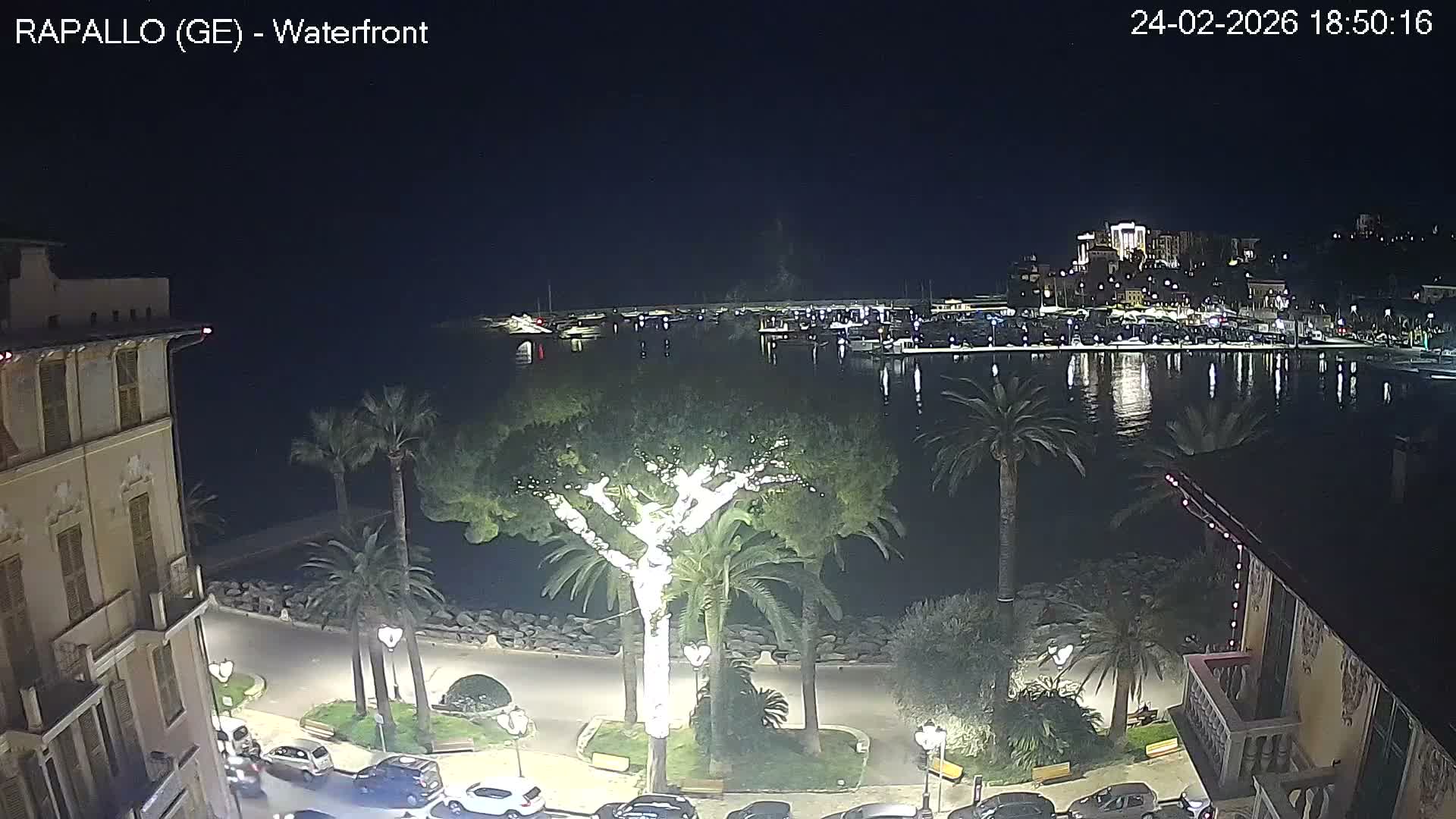 Rapallo Vittorio Veneto Coast Live Cam - Genoa, Liguria, Italy