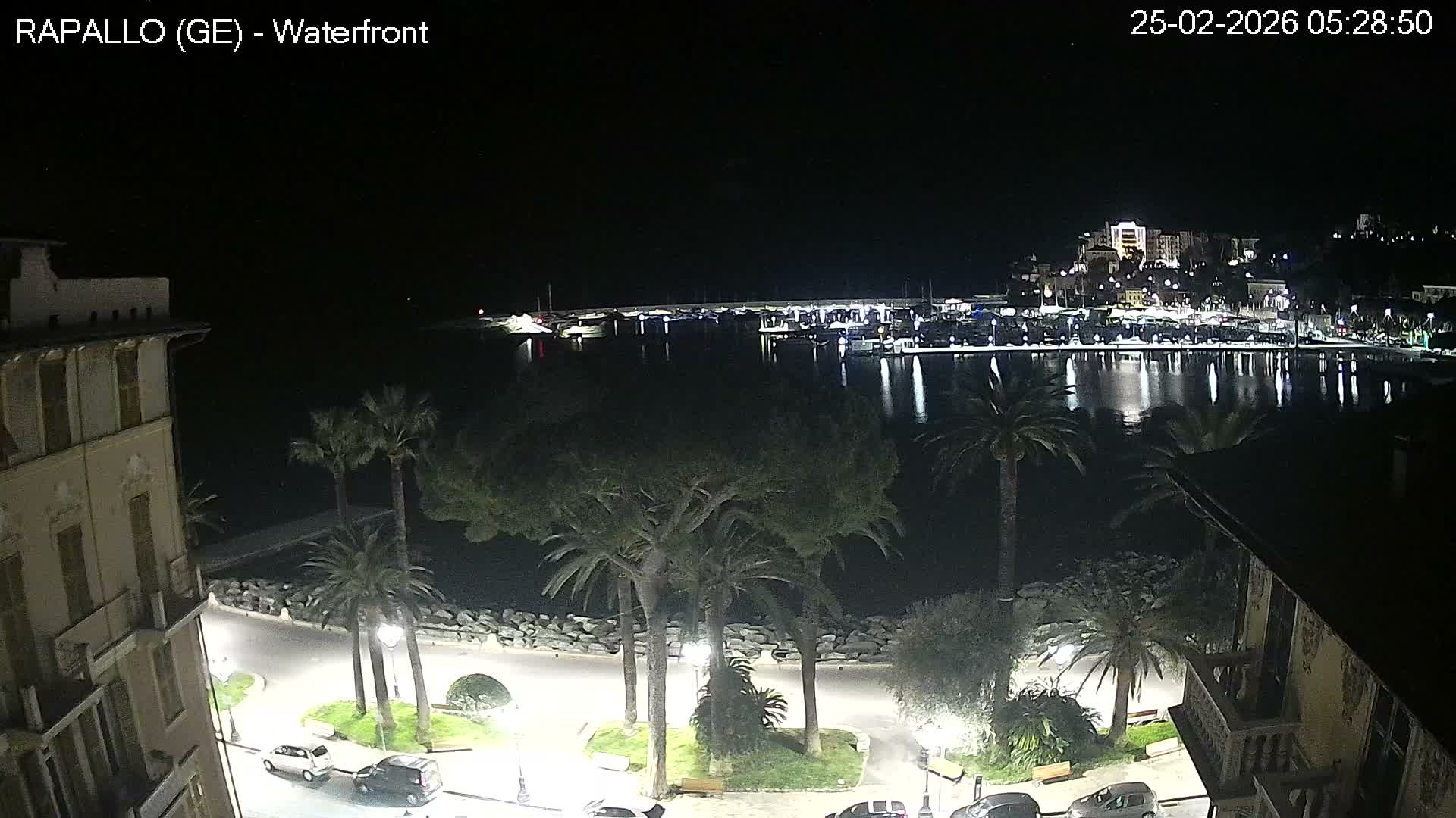 Rapallo Vittorio Veneto Coast Live Cam - Genoa, Liguria, Italy