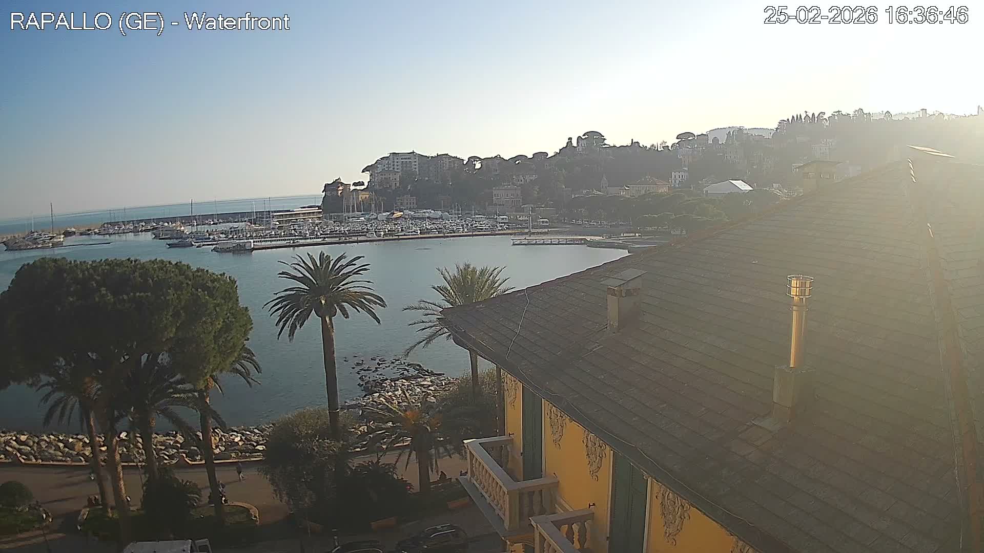 Rapallo Vittorio Veneto Coast Live Cam - Genoa, Liguria, Italy