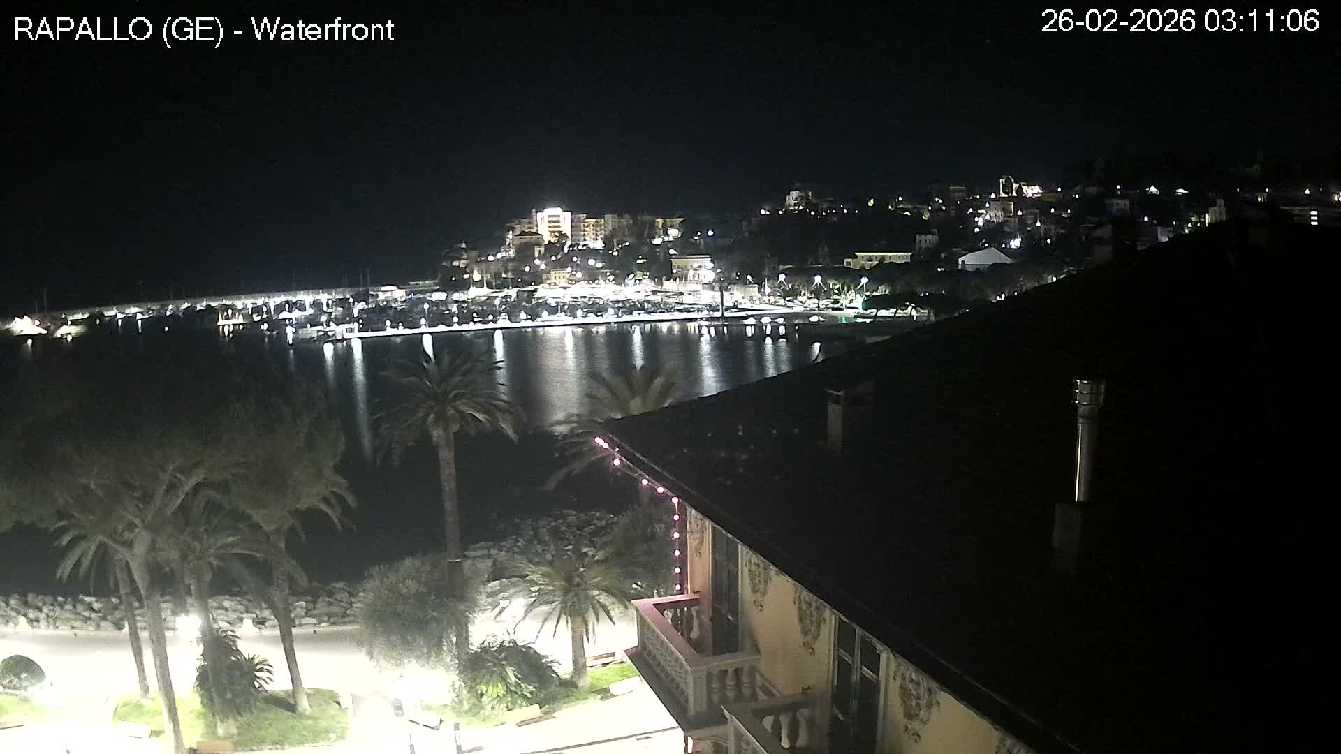 Rapallo Vittorio Veneto Coast Live Cam - Genoa, Liguria, Italy