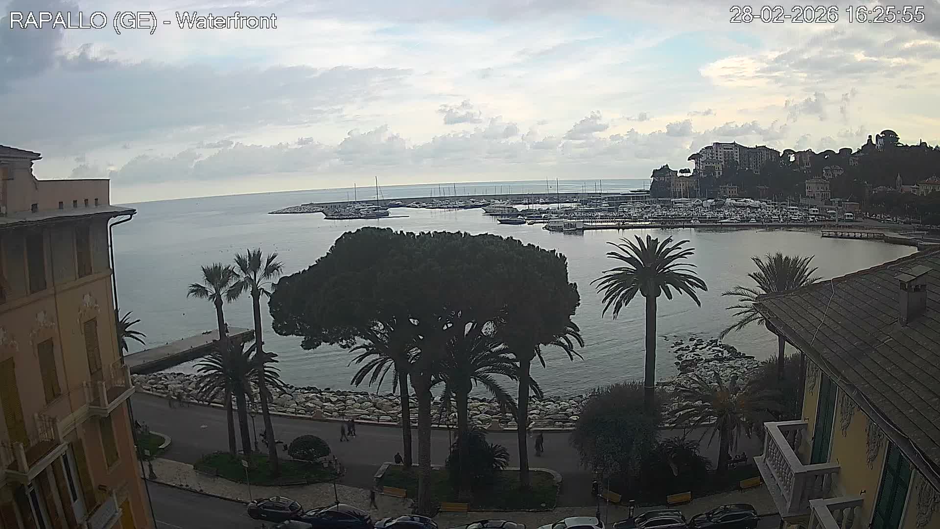 Rapallo Vittorio Veneto Coast Live Cam - Genoa, Liguria, Italy