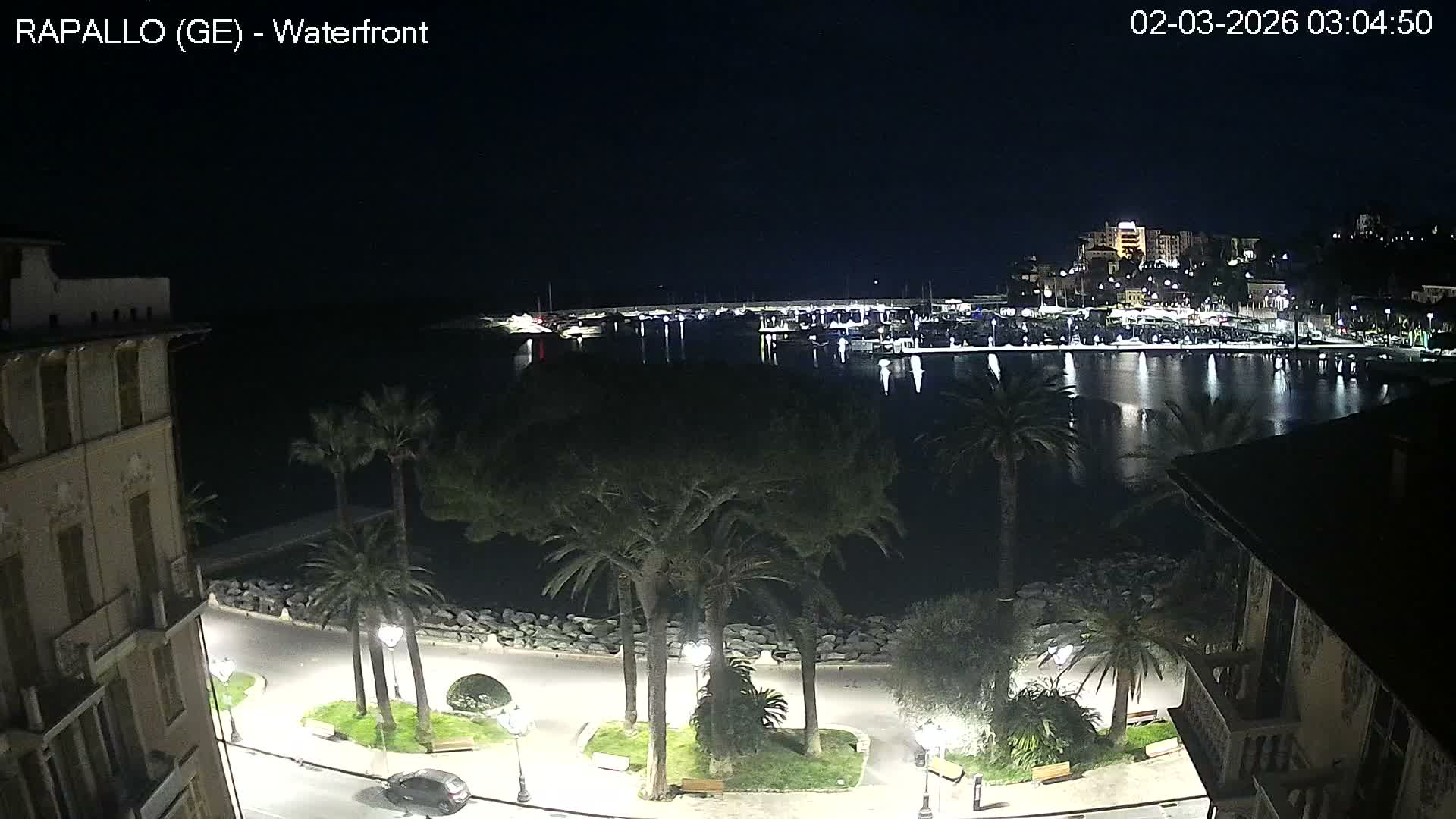 Rapallo Vittorio Veneto Coast Live Cam - Genoa, Liguria, Italy