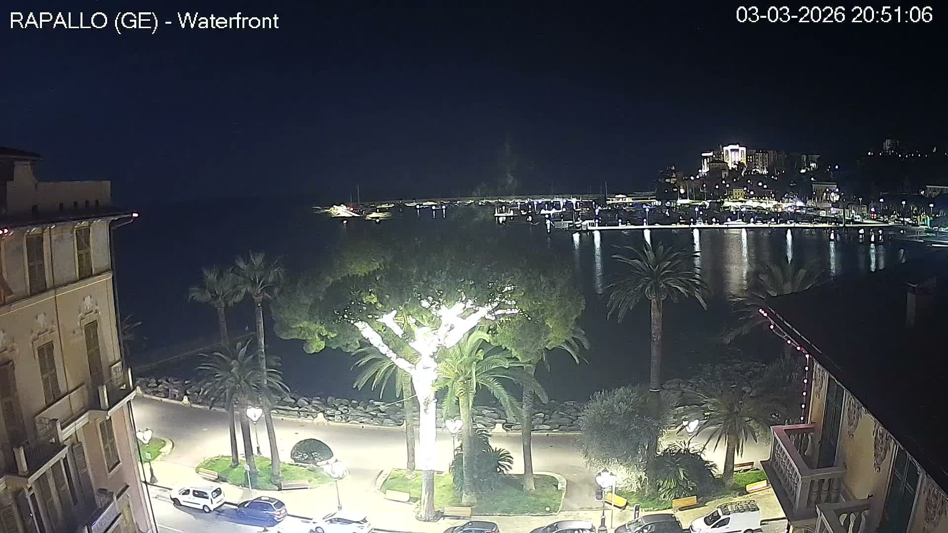 Rapallo Vittorio Veneto Coast Live Cam - Genoa, Liguria, Italy