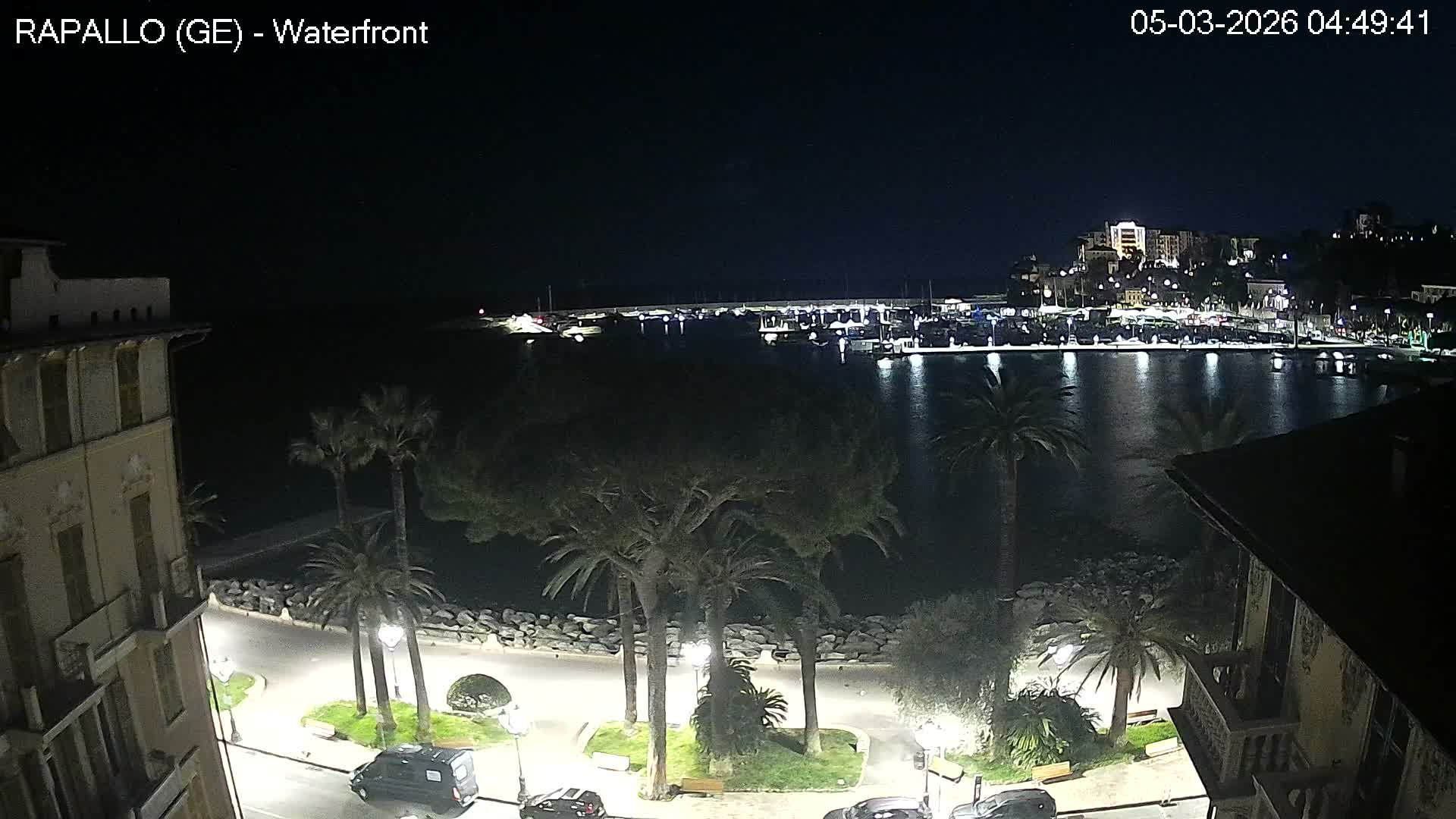 Rapallo Vittorio Veneto Coast Live Cam - Genoa, Liguria, Italy