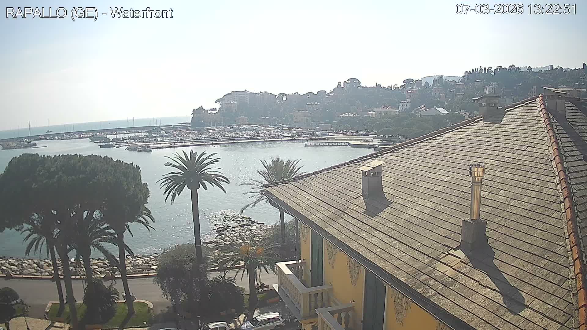 Rapallo Vittorio Veneto Coast Live Cam - Genoa, Liguria, Italy
