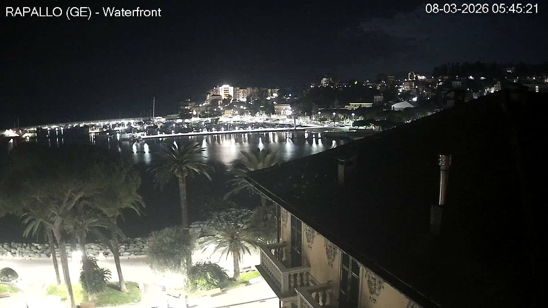 Rapallo Vittorio Veneto Coast Live Cam - Genoa, Liguria, Italy