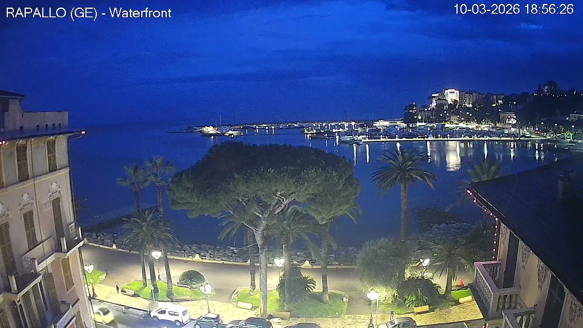 Rapallo Vittorio Veneto Coast Live Cam - Genoa, Liguria, Italy