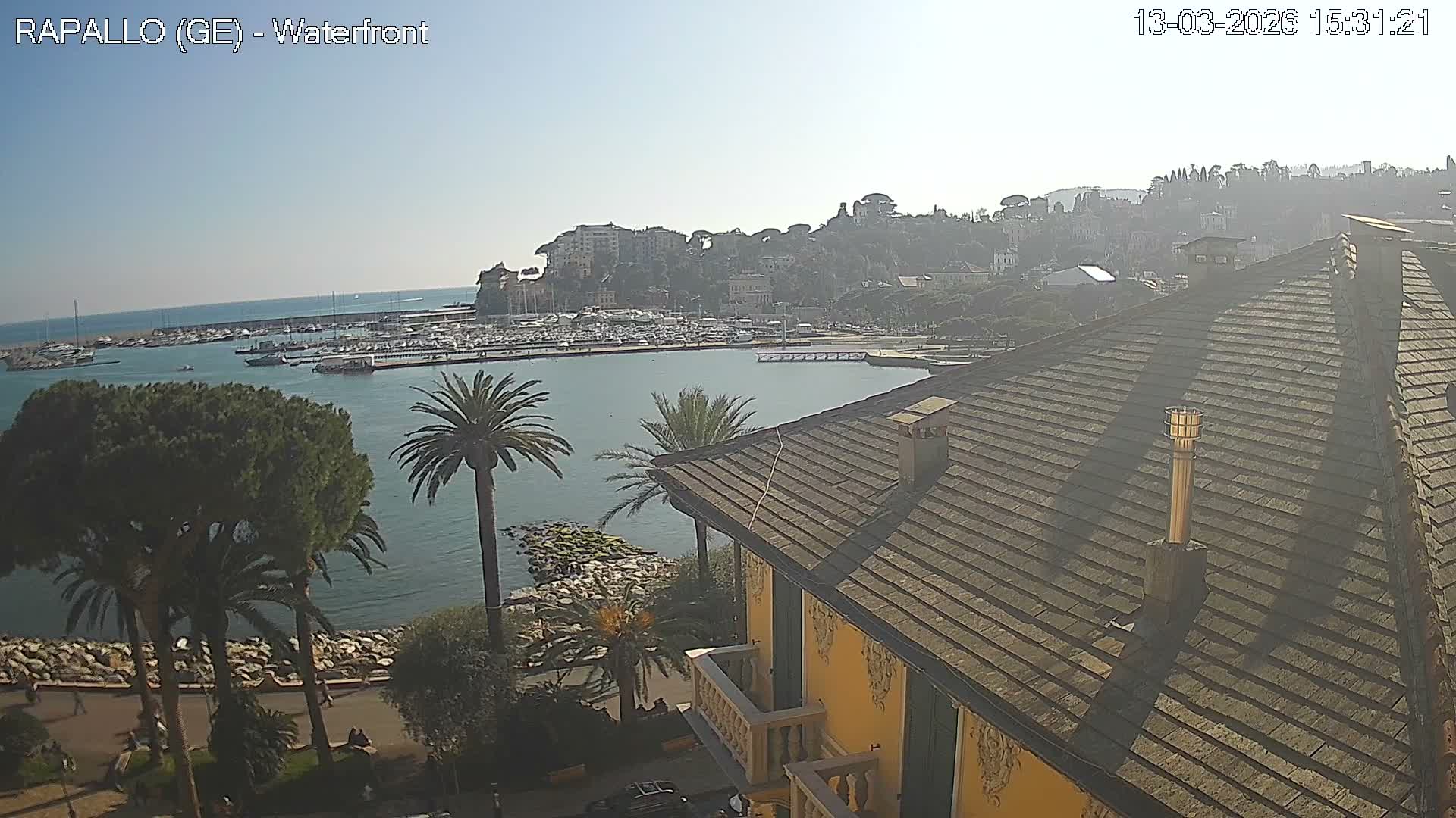 Rapallo Vittorio Veneto Coast Live Cam - Genoa, Liguria, Italy