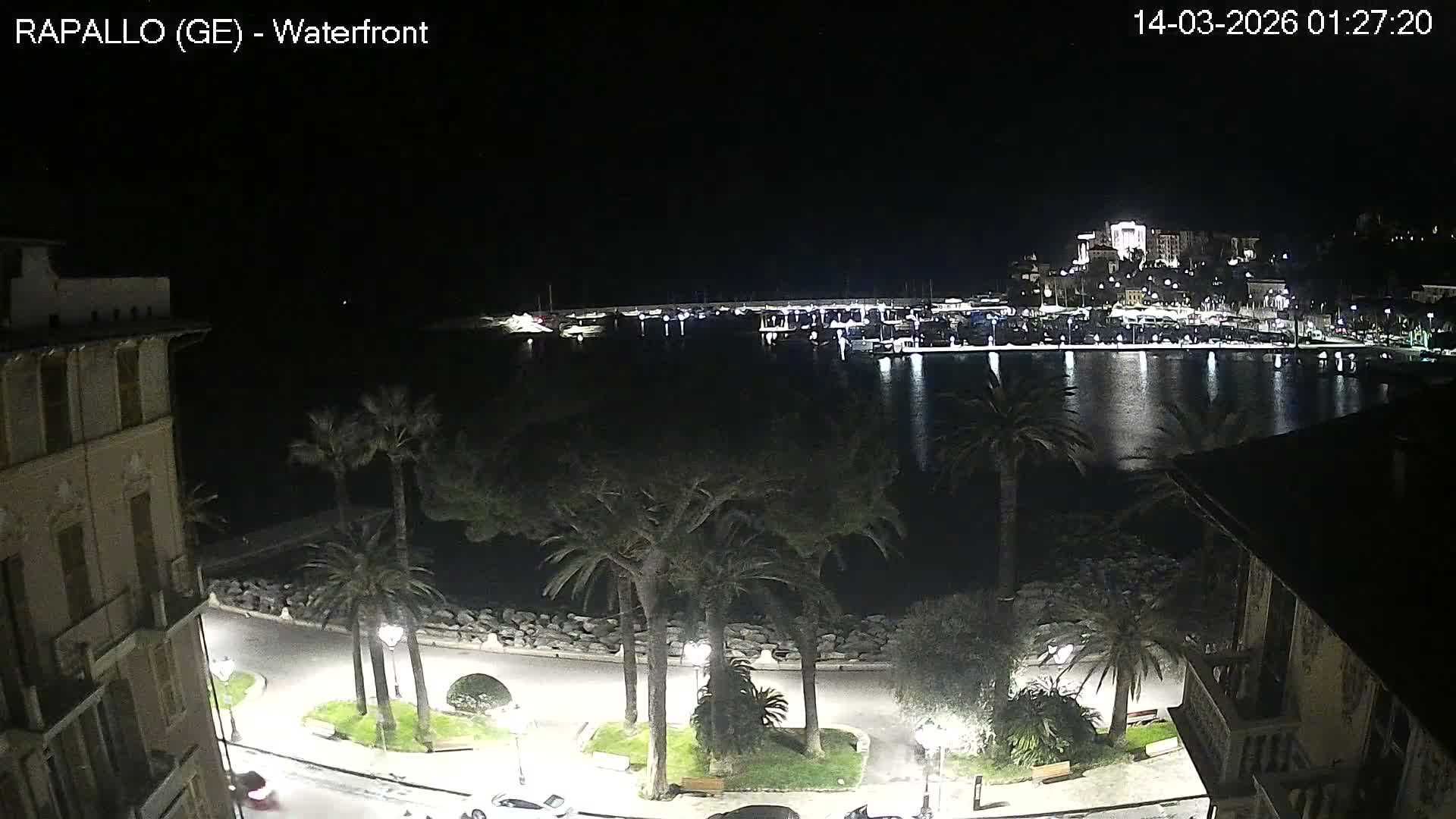 Rapallo Vittorio Veneto Coast Live Cam - Genoa, Liguria, Italy