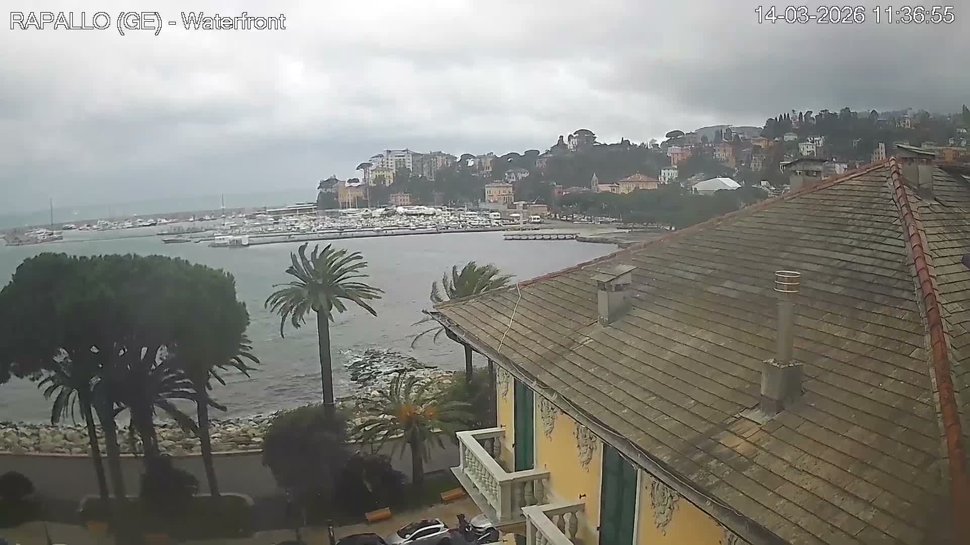 Rapallo Vittorio Veneto Coast Live Cam - Genoa, Liguria, Italy