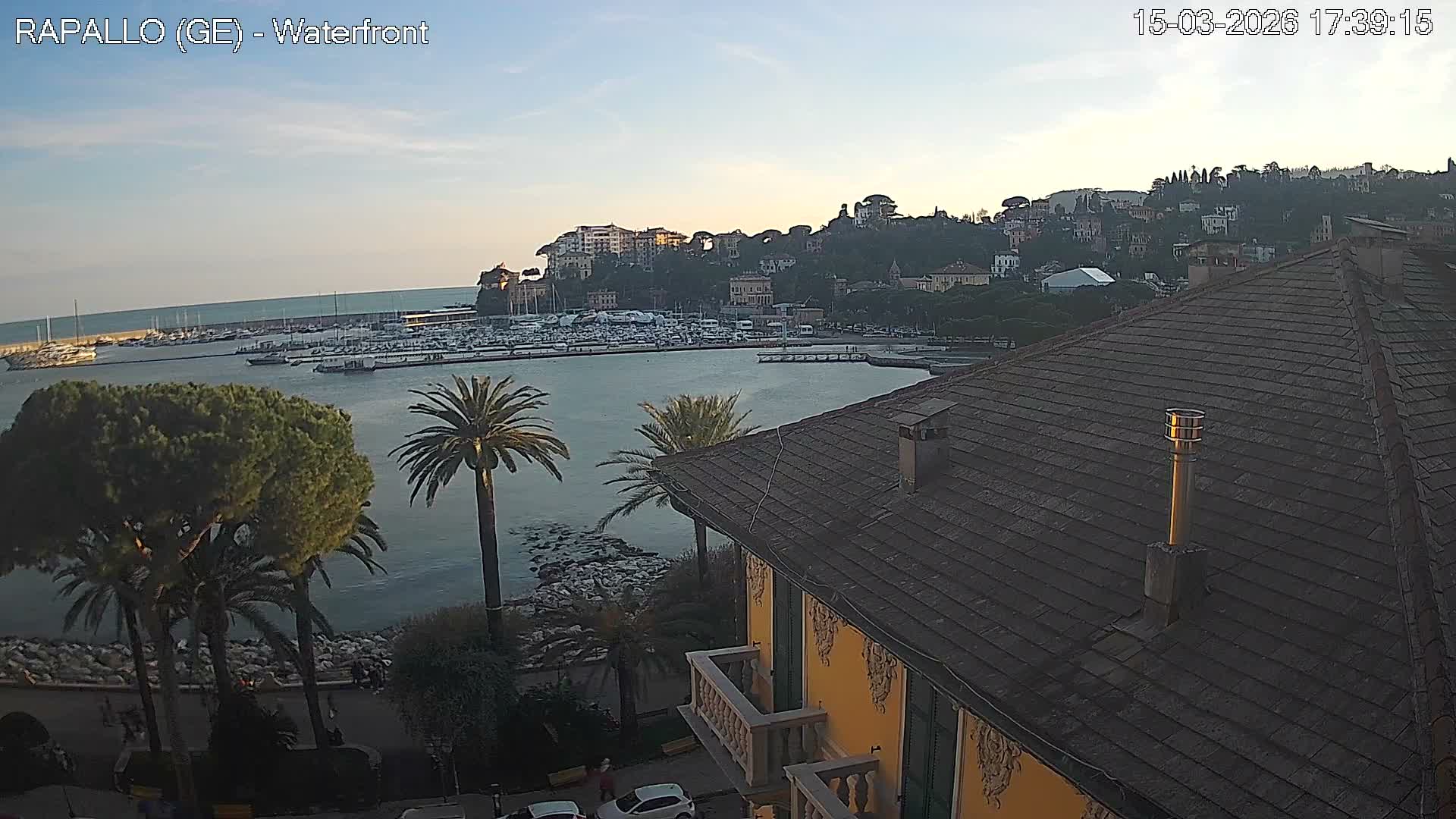 Rapallo Vittorio Veneto Coast Live Cam - Genoa, Liguria, Italy