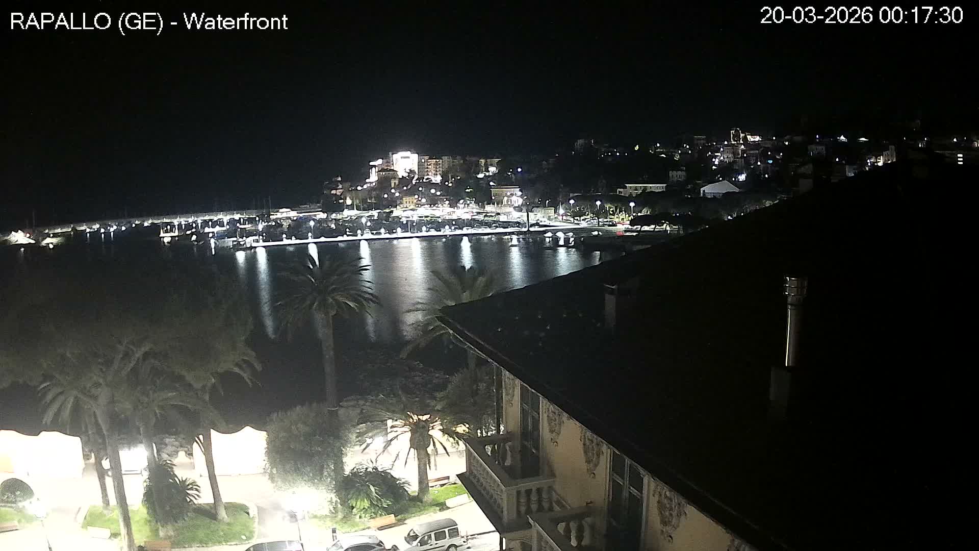 Rapallo Vittorio Veneto Coast Live Cam - Genoa, Liguria, Italy