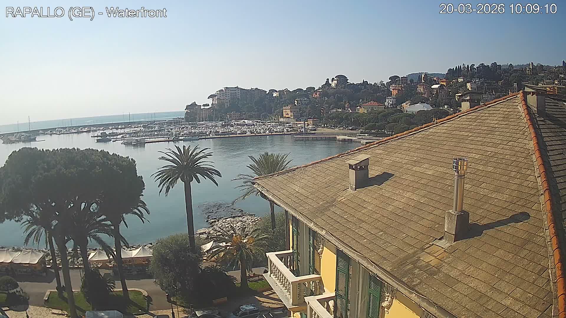Rapallo Vittorio Veneto Coast Live Cam - Genoa, Liguria, Italy