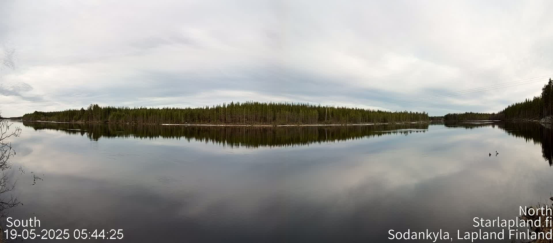 Sodankylä, Kitinen River View Live Cam -  Sodankyla, Northern Lapland (Pohjois-Lappi), Lapland (Lappi), Finland
