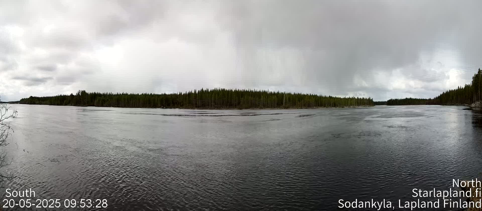 Sodankylä, Kitinen River View Live Cam -  Sodankyla, Northern Lapland (Pohjois-Lappi), Lapland (Lappi), Finland
