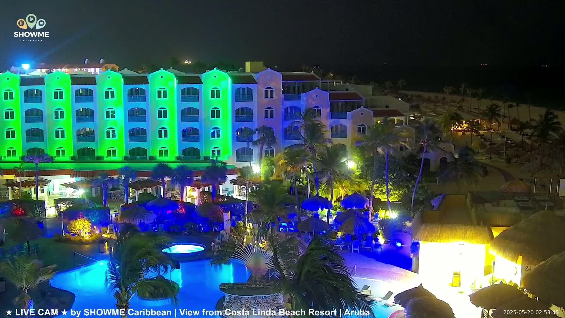 Carribean, Aruba Eagle Beach  Live Cam - Eagle Beach, Orenjstad West, Aruba, Netherland