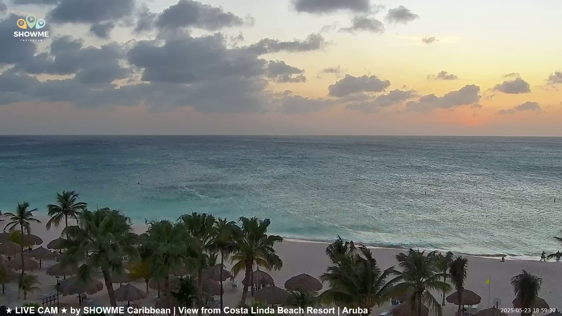 Carribean, Aruba Eagle Beach  Live Cam - Eagle Beach, Orenjstad West, Aruba, Netherland