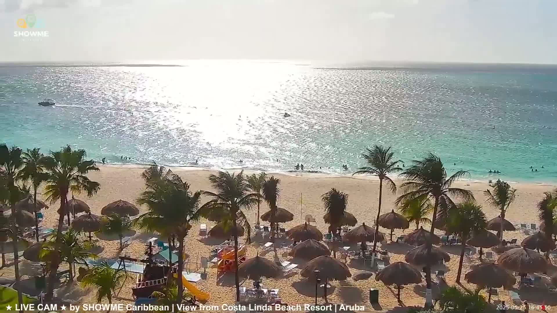 Carribean, Aruba Eagle Beach  Live Cam - Eagle Beach, Orenjstad West, Aruba, Netherland
