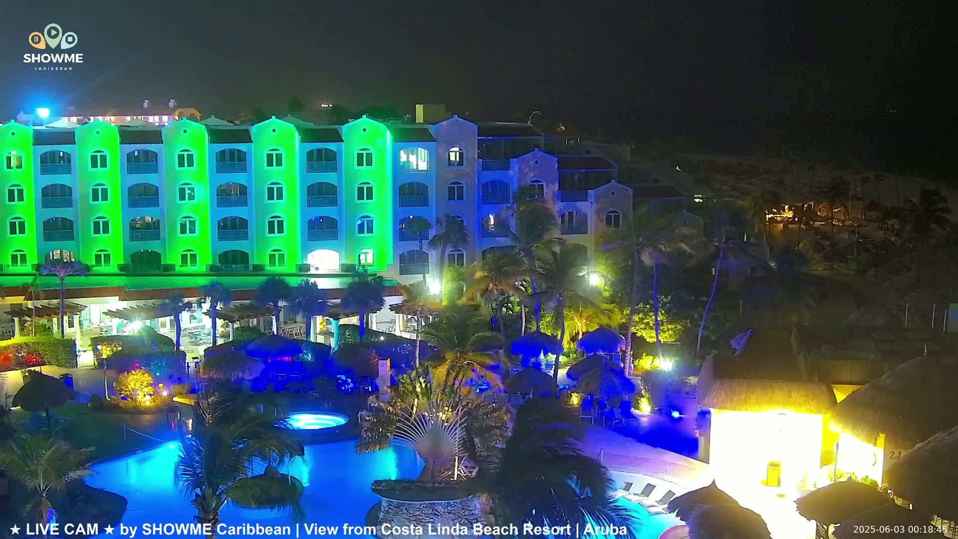 Carribean, Aruba Eagle Beach  Live Cam - Eagle Beach, Orenjstad West, Aruba, Netherland