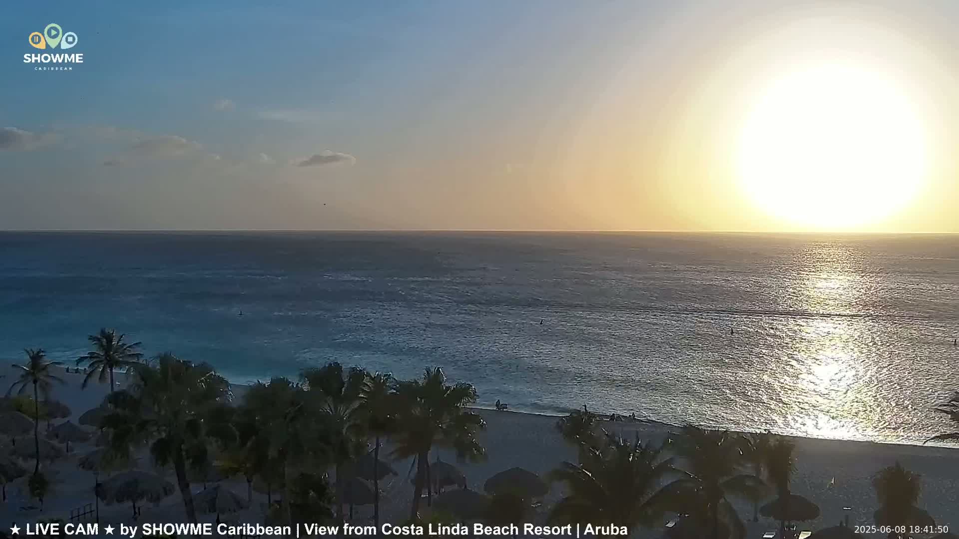 Carribean, Aruba Eagle Beach  Live Cam - Eagle Beach, Orenjstad West, Aruba, Netherland