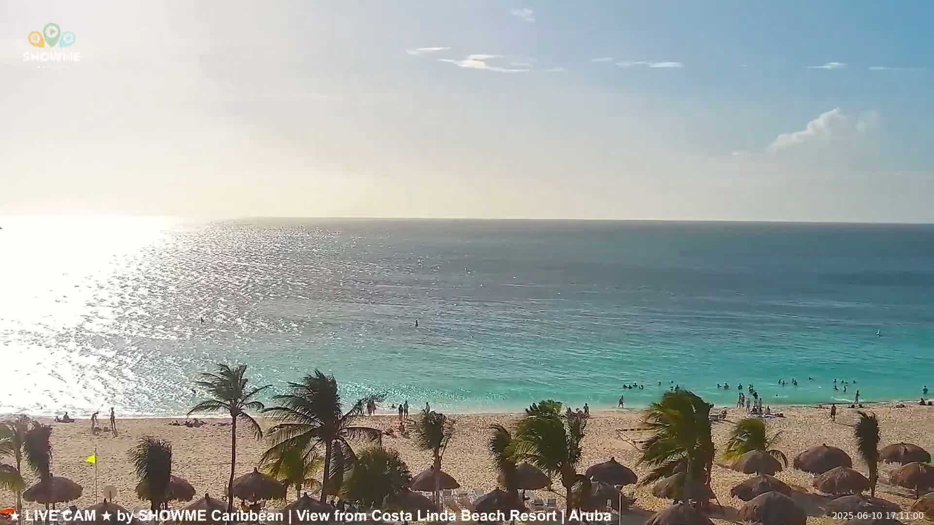 Carribean, Aruba Eagle Beach  Live Cam - Eagle Beach, Orenjstad West, Aruba, Netherland
