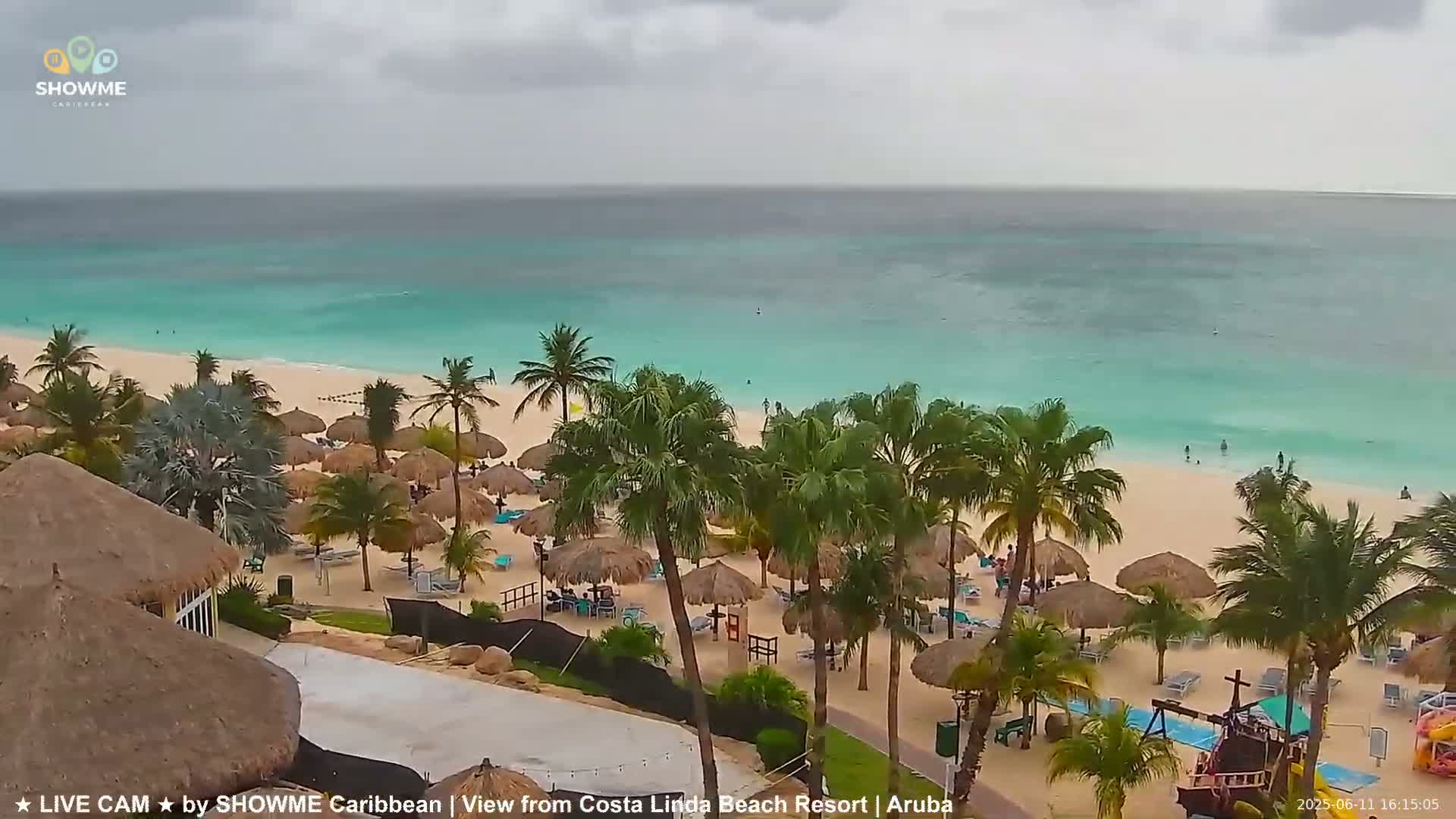 Carribean, Aruba Eagle Beach  Live Cam - Eagle Beach, Orenjstad West, Aruba, Netherland
