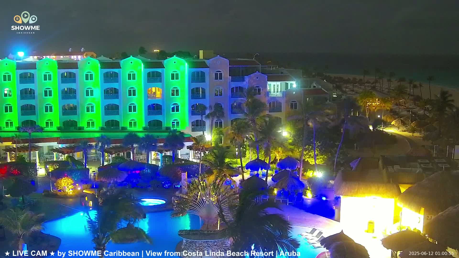 Carribean, Aruba Eagle Beach  Live Cam - Eagle Beach, Orenjstad West, Aruba, Netherland