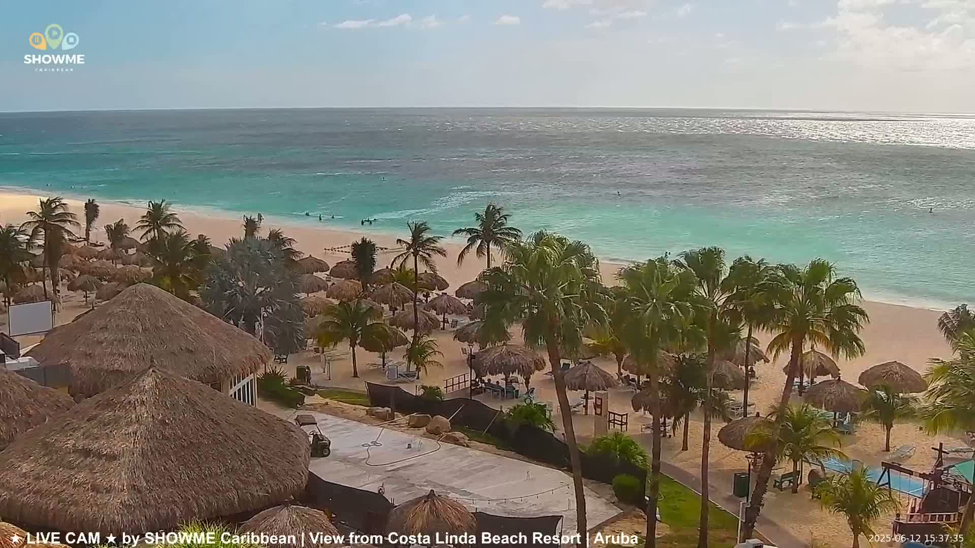 Carribean, Aruba Eagle Beach  Live Cam - Eagle Beach, Orenjstad West, Aruba, Netherland