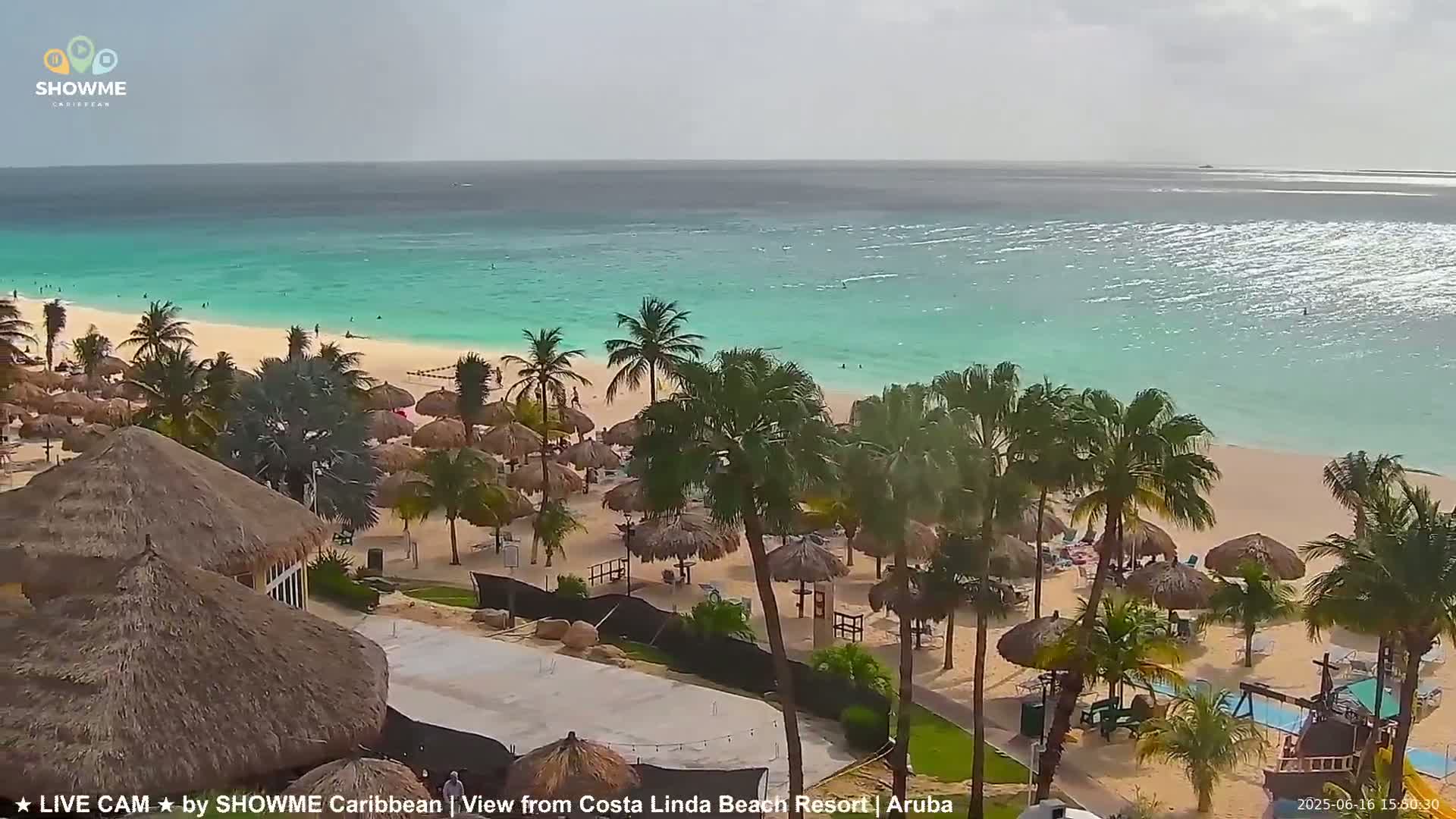 Carribean, Aruba Eagle Beach  Live Cam - Eagle Beach, Orenjstad West, Aruba, Netherland